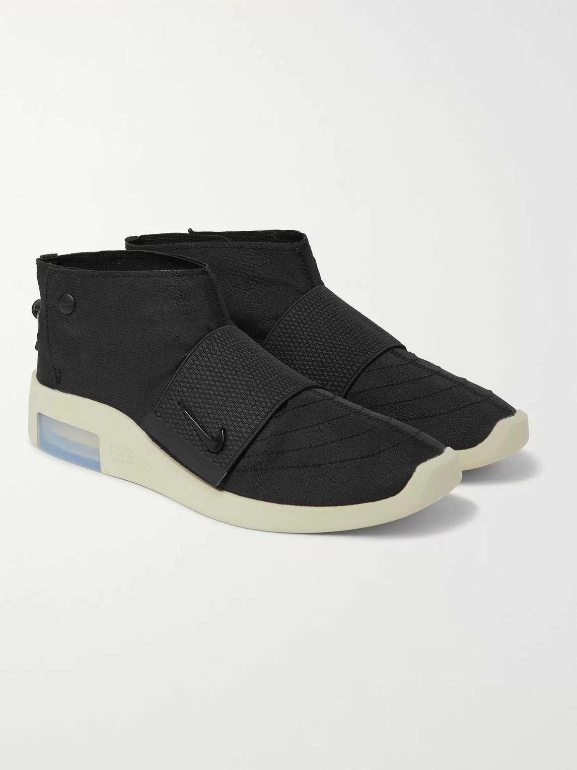 NIKE FEAR OF GOD AIR 1 MOCCASIN RIPSTOP SNEAKERS