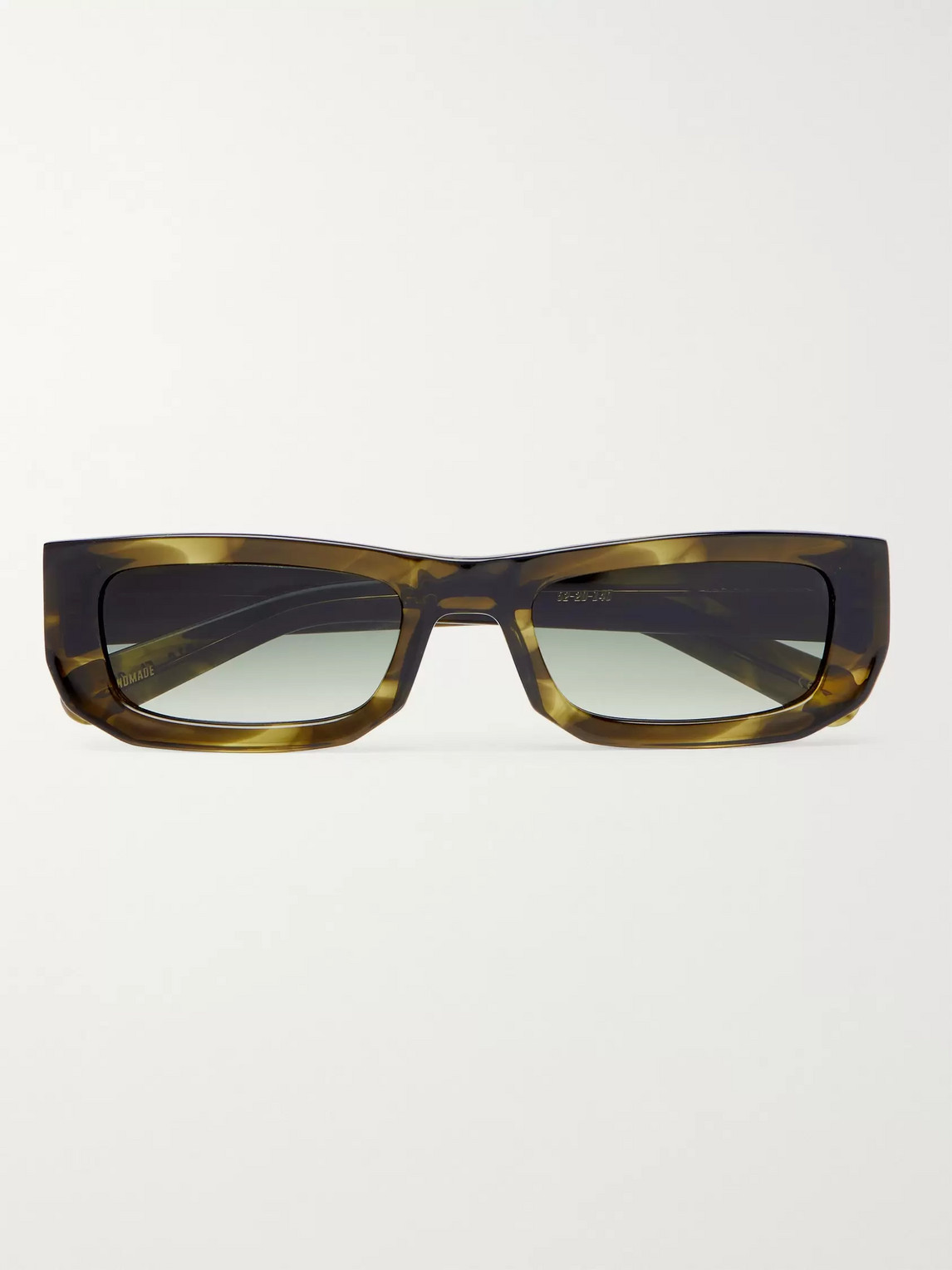 Flatlist Bricktop Rectangle-frame Acetate Sunglasses In Green