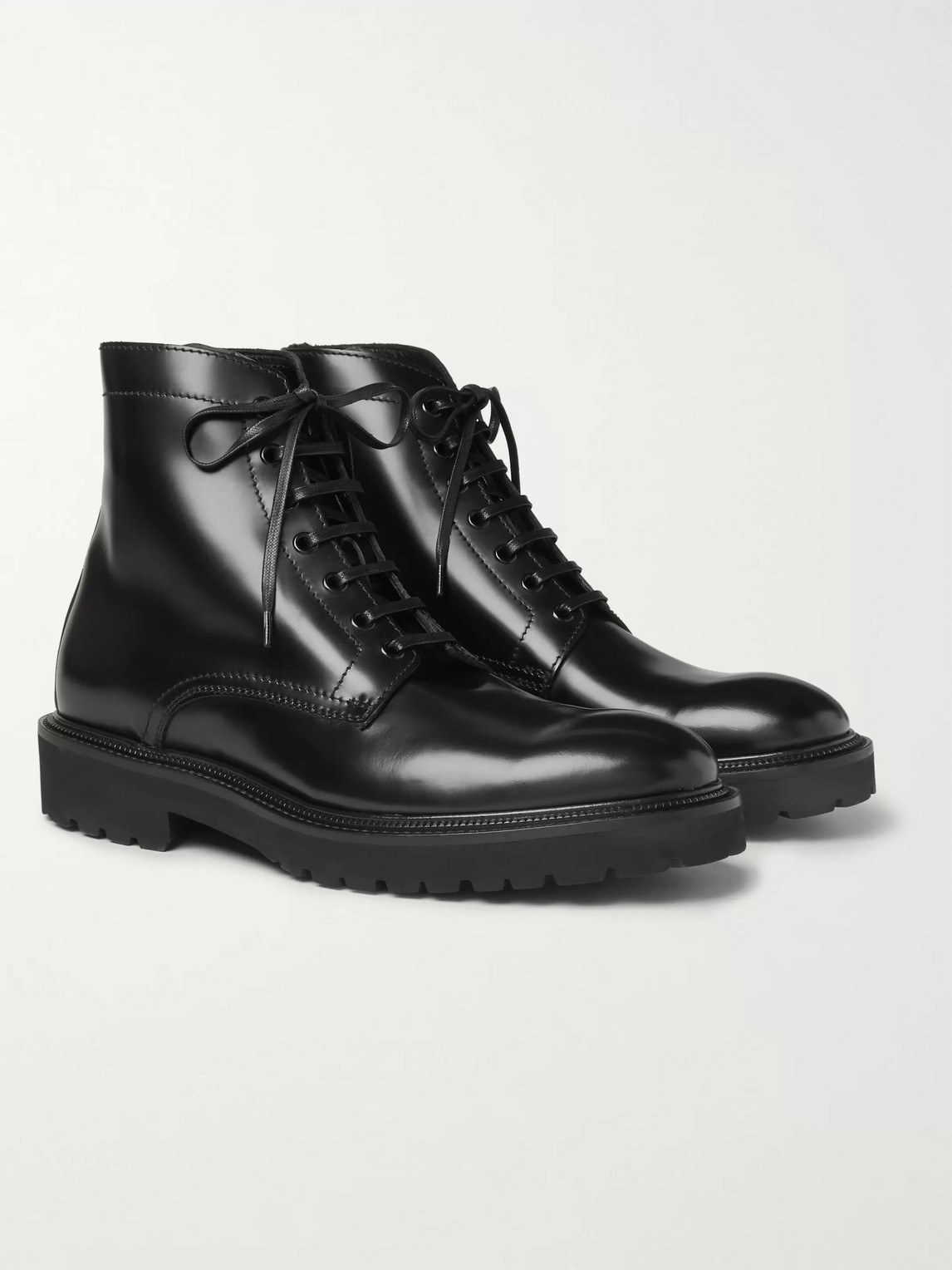 Paul Smith Farley Leather Boots In Black | ModeSens