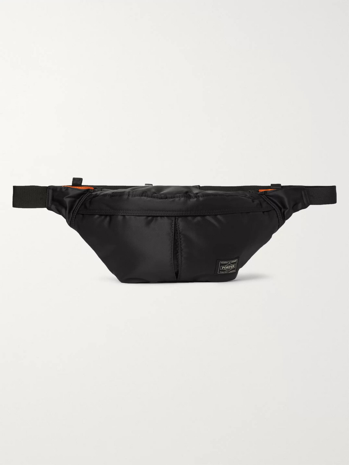 Porter-yoshida & Co Tanker Padded Shell Belt Bag In Black