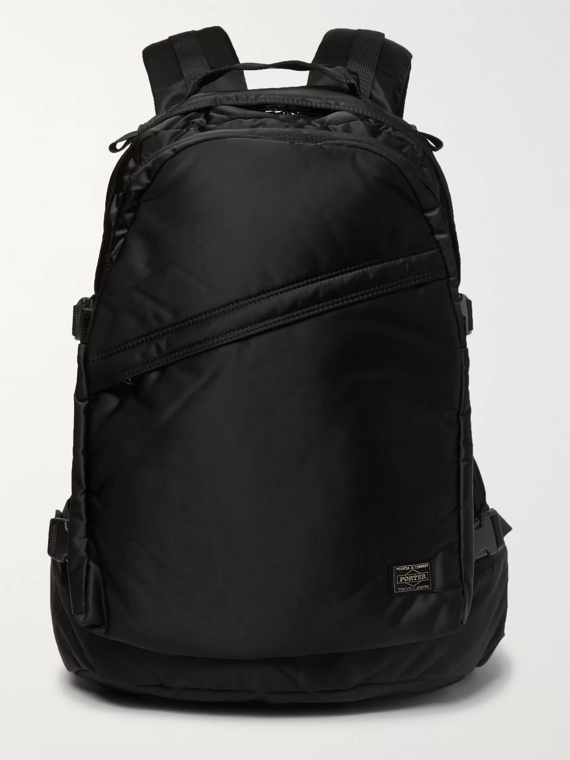 Porter-yoshida & Co Tanker Padded Shell Backpack In Black