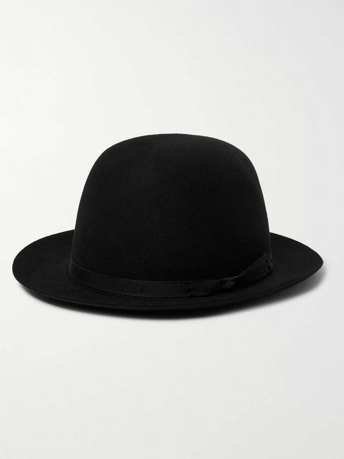 Lock & Co Hatters Voyager Rollable Rabbit-felt Trilby In Black