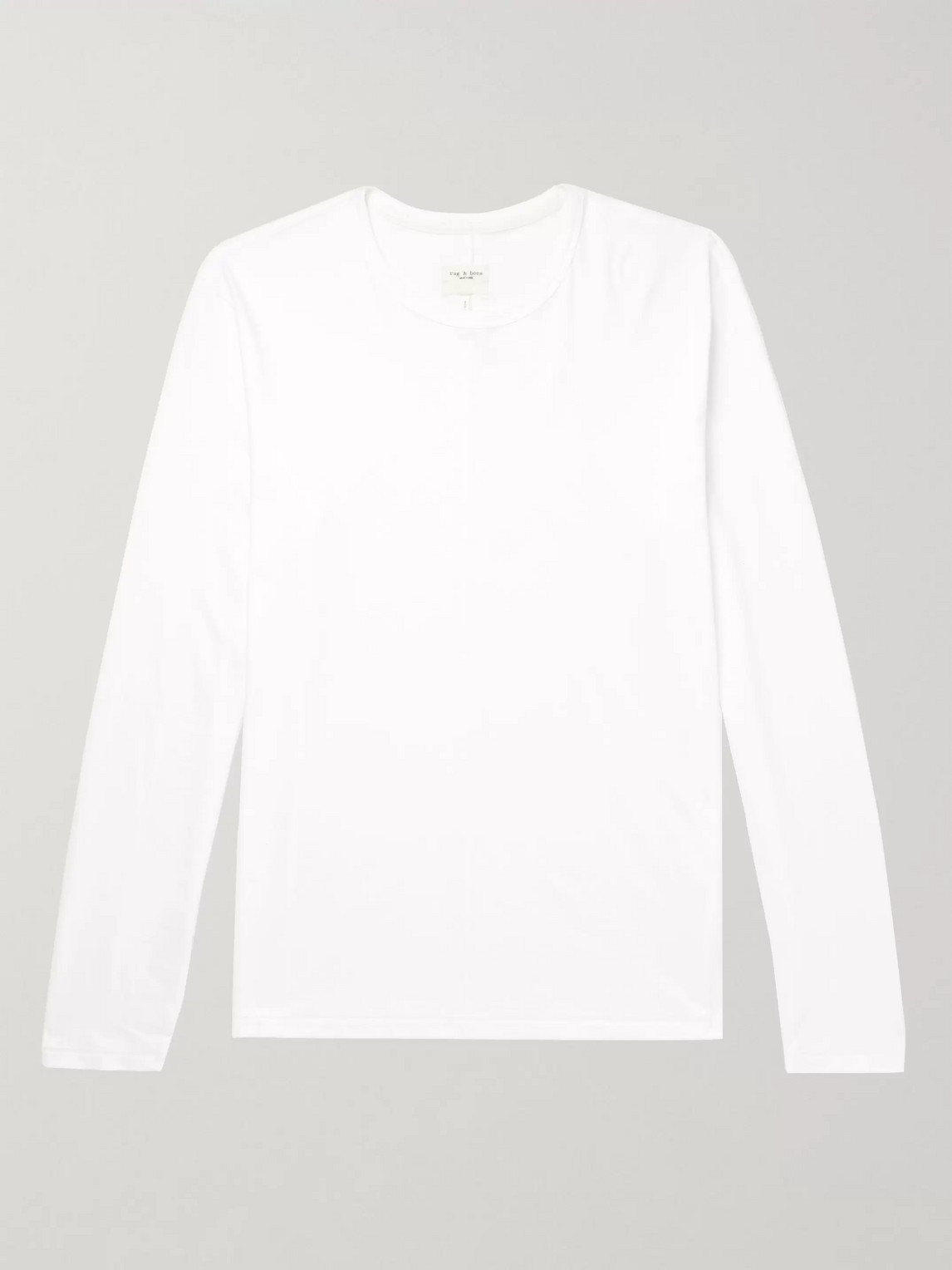 Rag & Bone Cotton-jersey T-shirt In White
