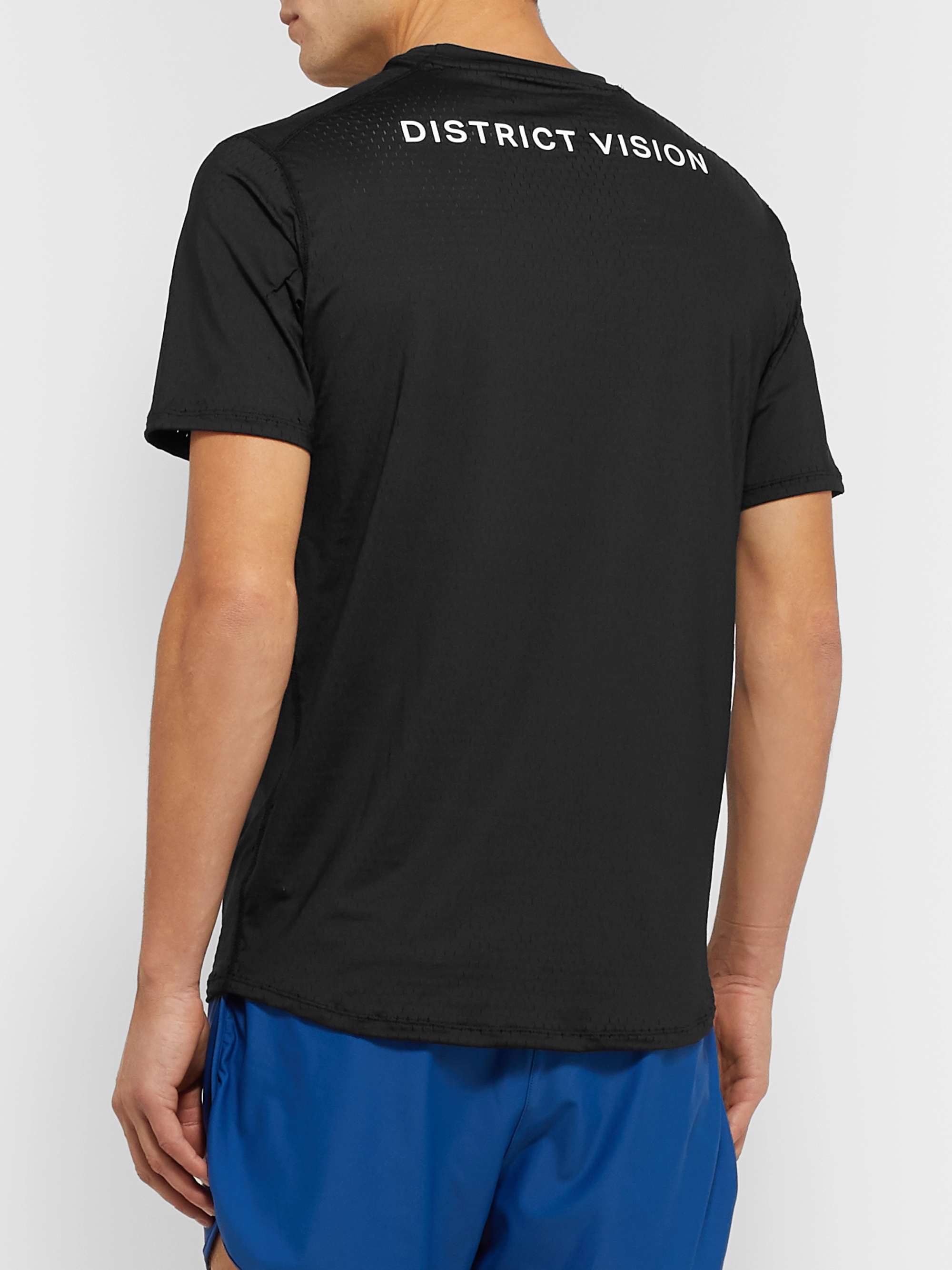 DISTRICT VISION Slim-Fit Air-Wear Stretch-Mesh T-Shirt