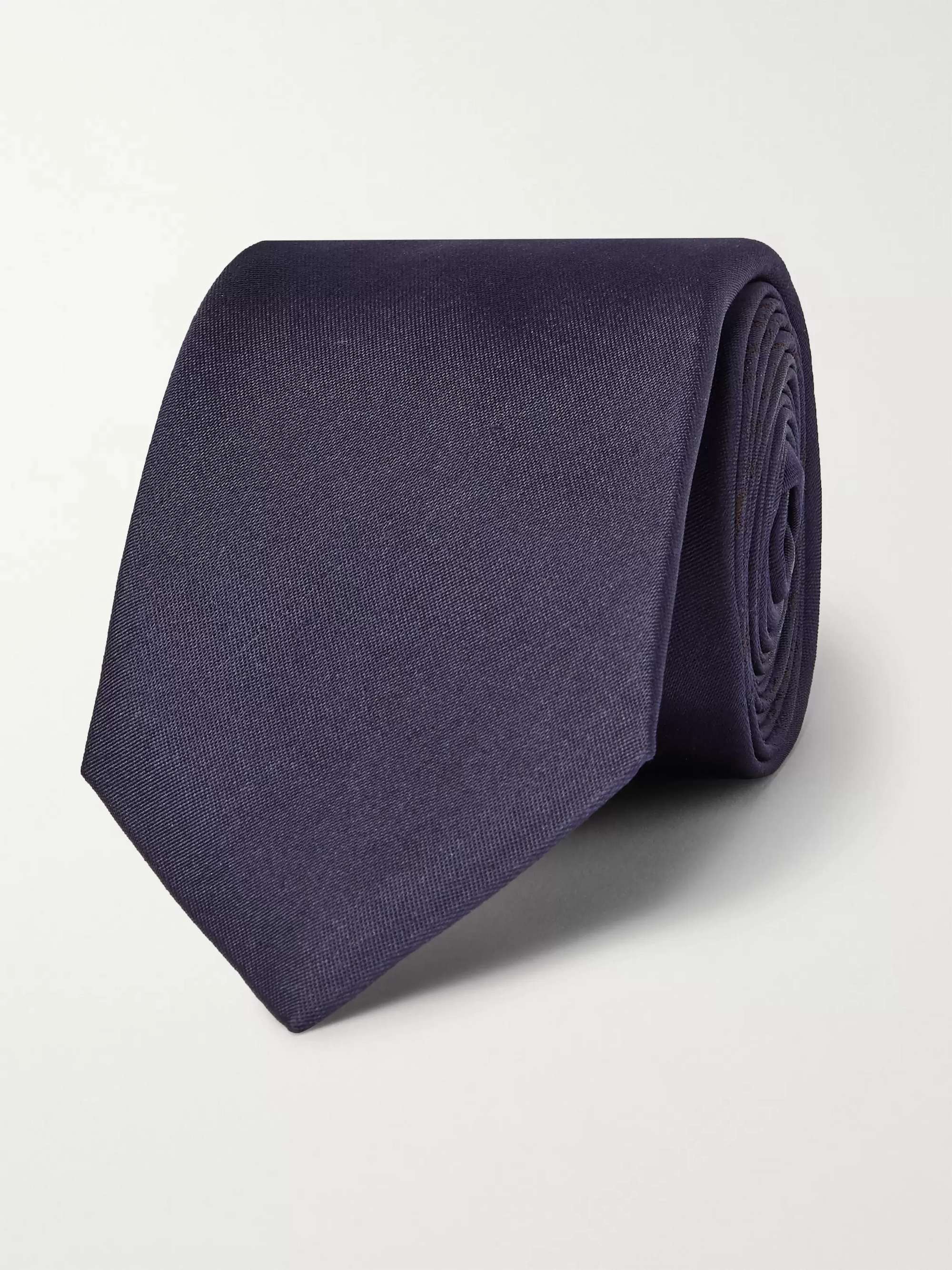 BERLUTI 7cm Scritto Mulberry Silk-Jacquard Tie