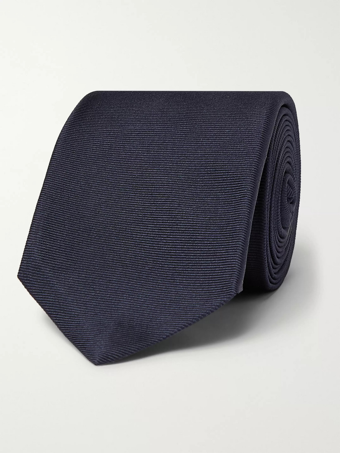 Berluti 6cm Logo-embroidered Mulberry Silk-faille Tie In Blue