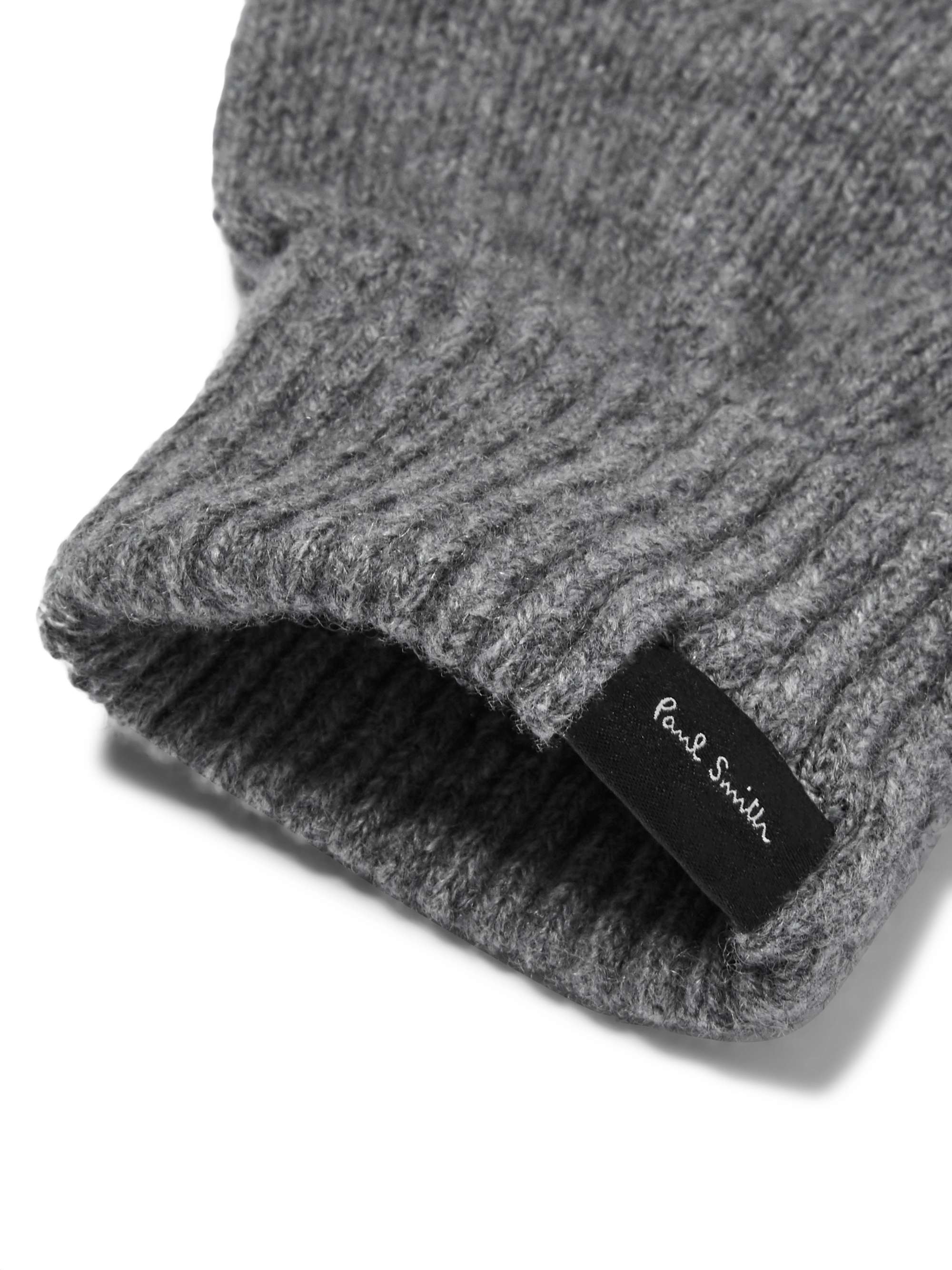 PAUL SMITH Cashmere and Wool-Blend Gloves