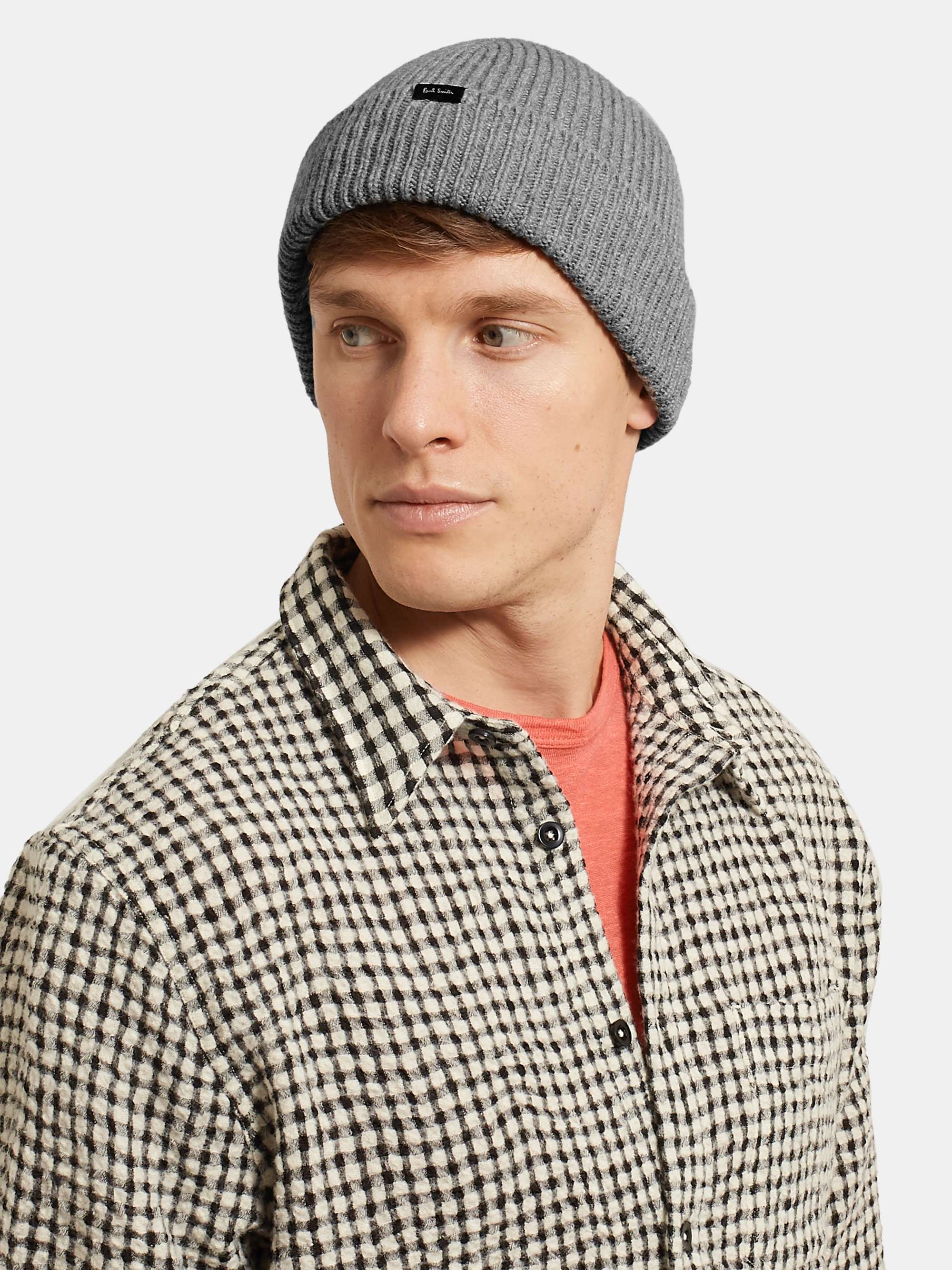 PAUL SMITH Ribbed Cashmere and Wool-Blend Beanie