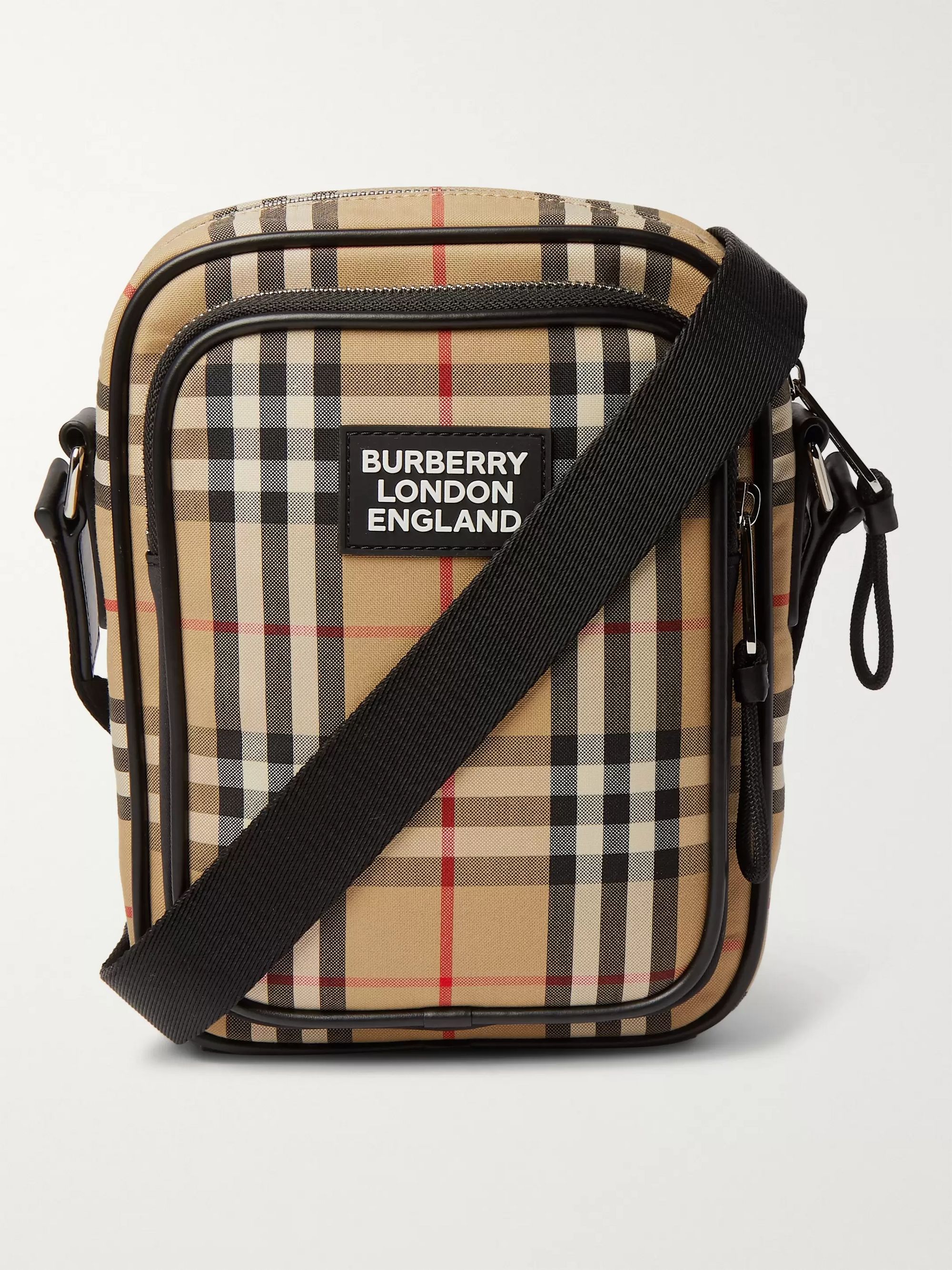 burberry canvas shoulder bag