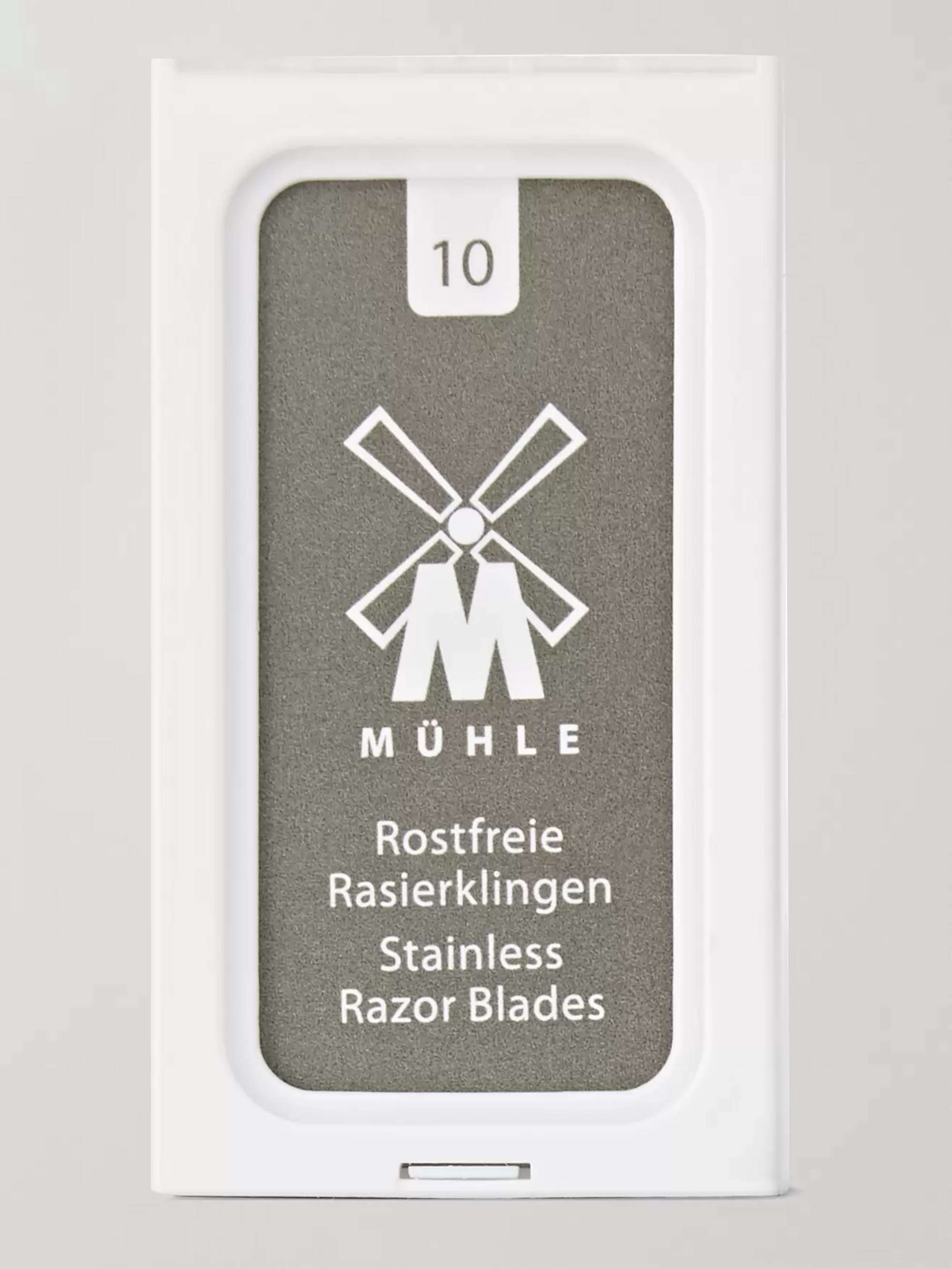 MÜHLE 200-Pack Stainless Steel Safety Razor Blades
