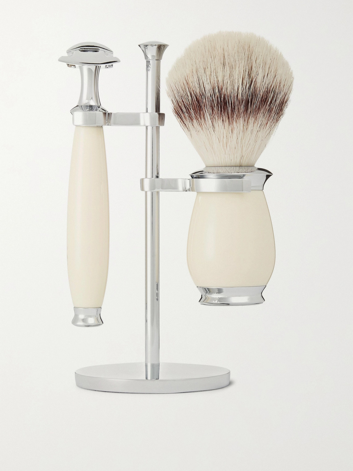 Mühle Purist Three-piece Chrome And Resin Shaving Set In Colorless