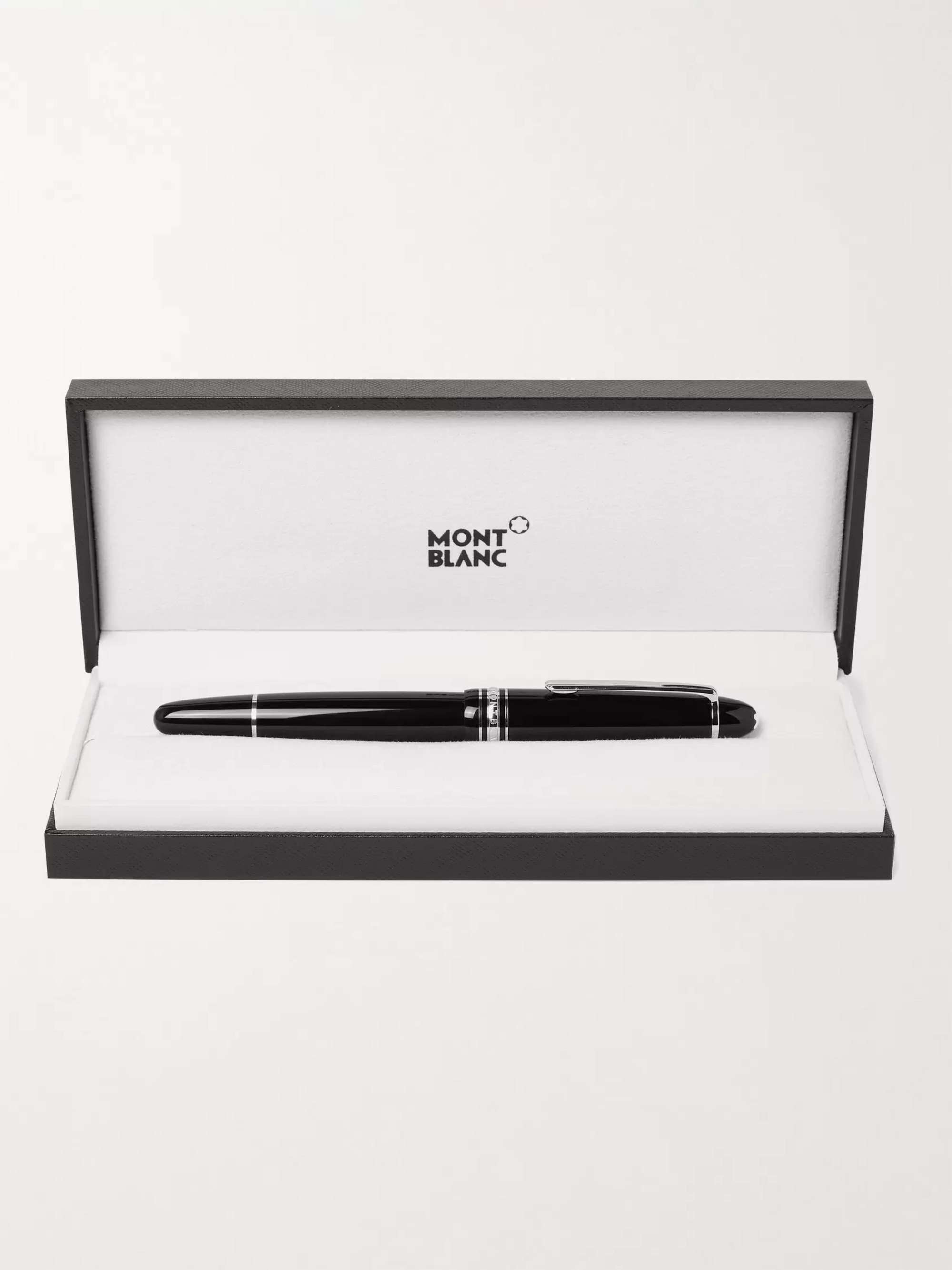 MONTBLANC Meisterstück Le Grand Resin and Platinum-Plated Rollerball Pen
