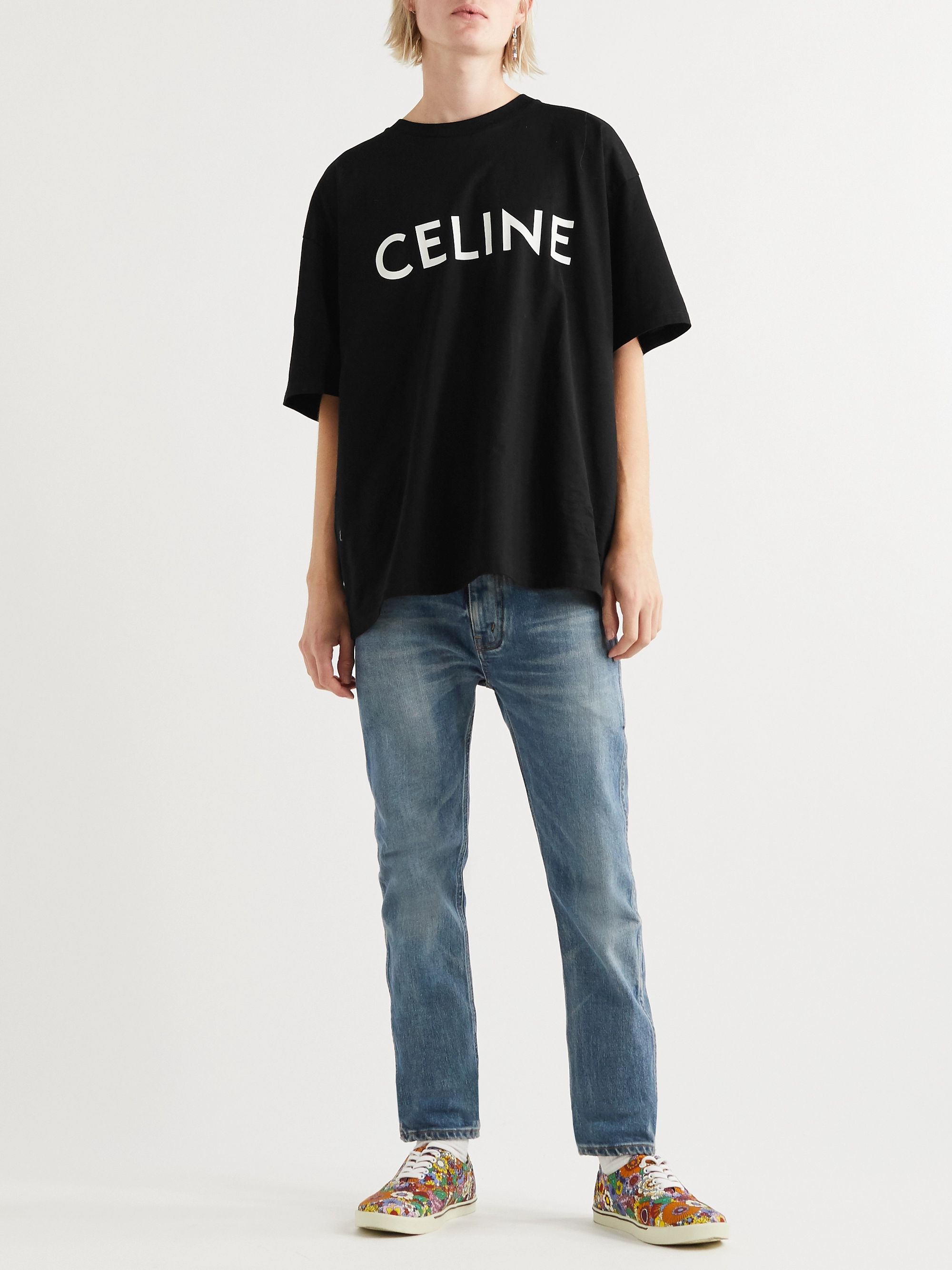 ✨新品セリーヌキューブですすセリーヌロゴ半袖TシャツサイズMです 