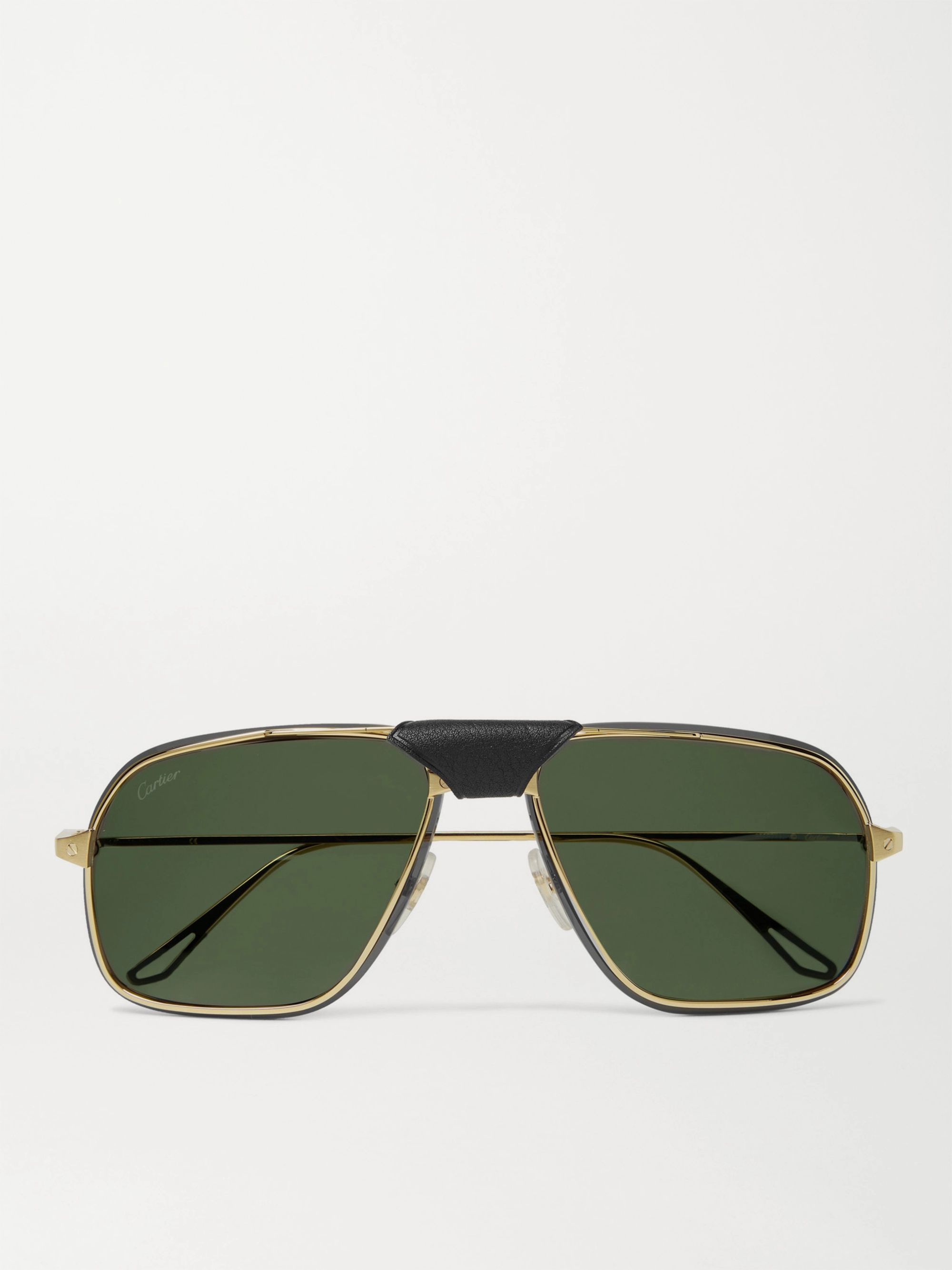 cartier sunglasses leather