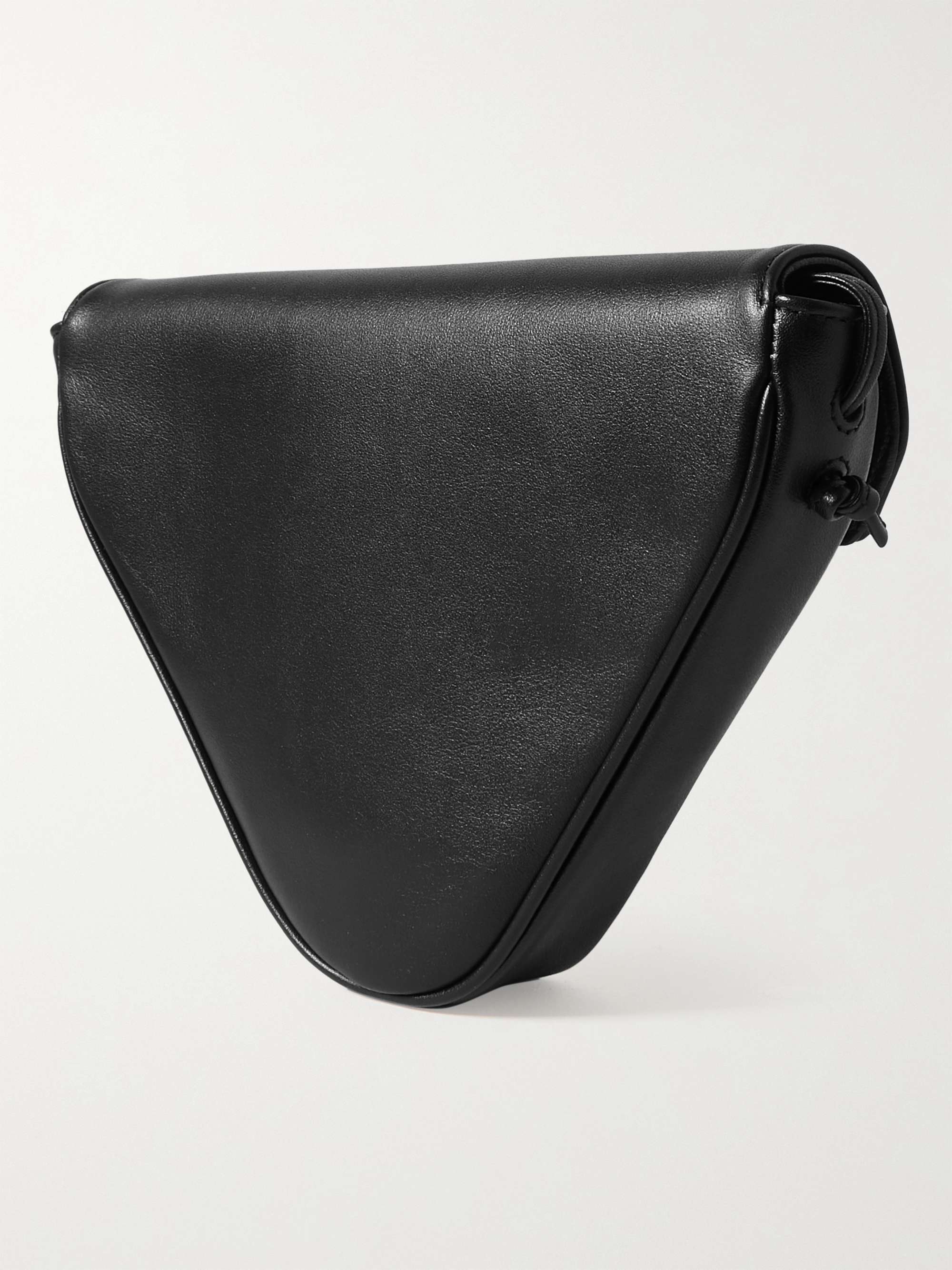 CELINE HOMME Logo-Print Leather Messenger Bag