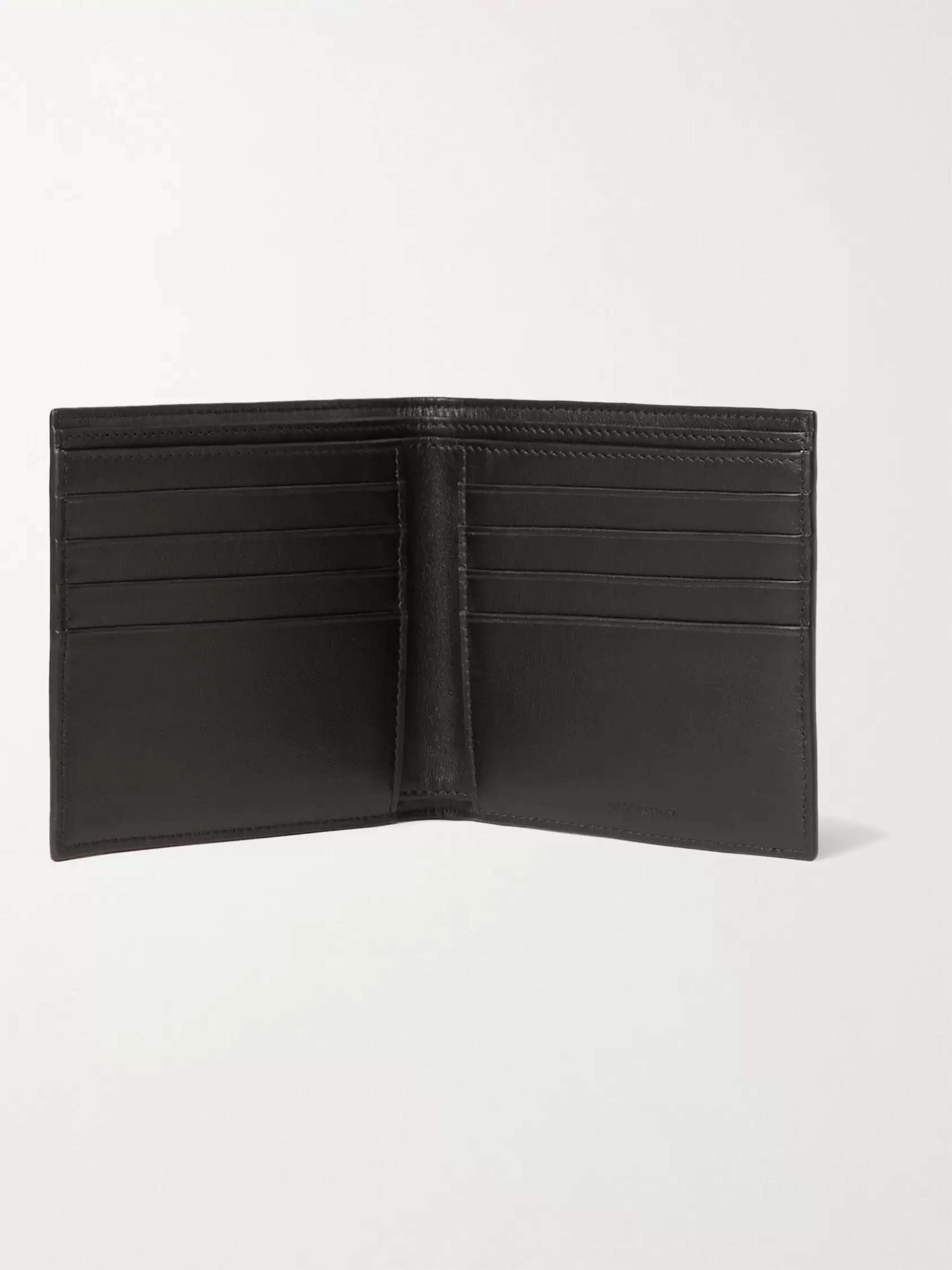 Black Pebble-Grain Leather Billfold Wallet | SAINT LAURENT | MR PORTER