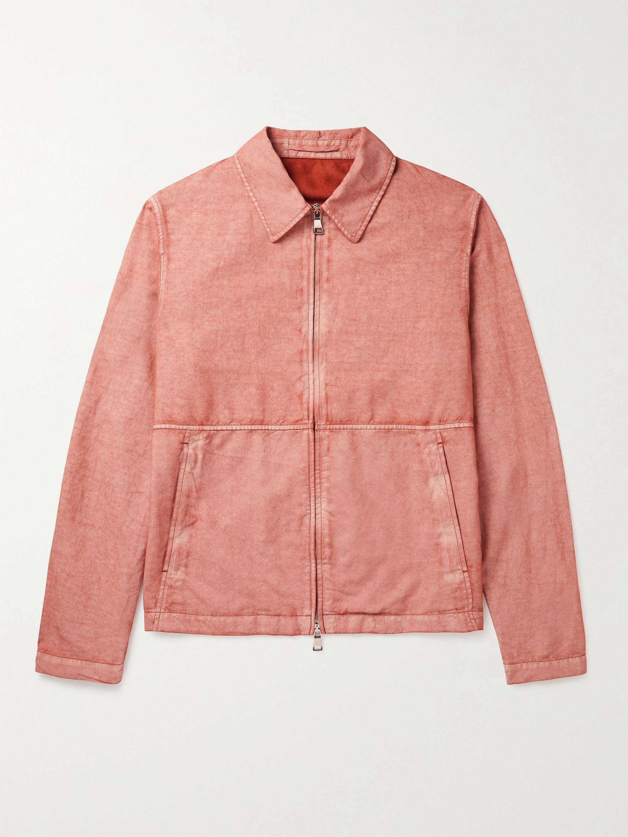 MR P. Resist-Dyed Cotton and Linen-Blend Blouson Jacket