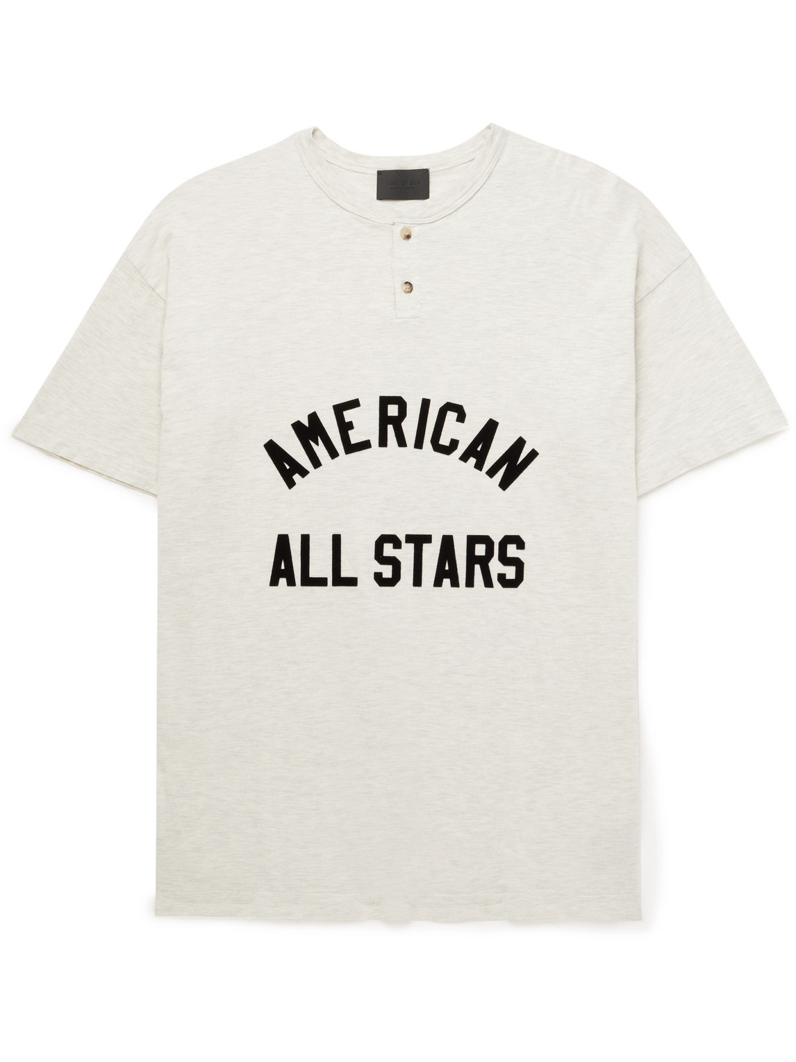 All Star Flocked Cotton-Jersey T-Shirt