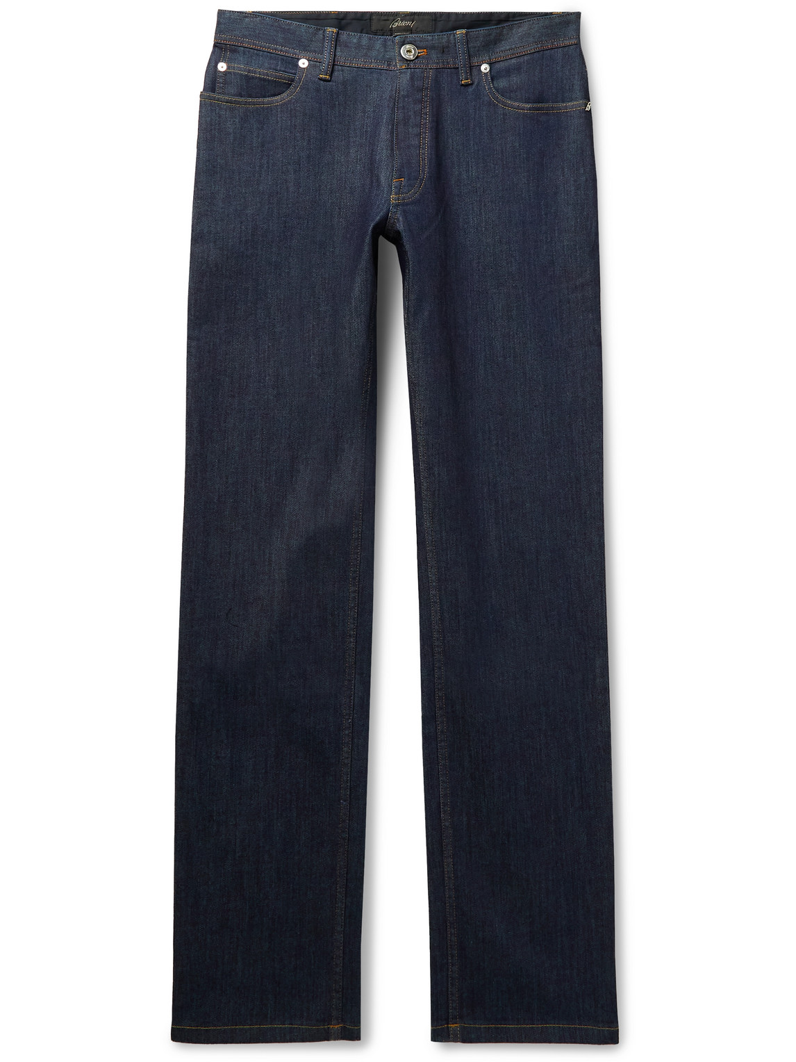 Brioni Stretch-denim Jeans In Blue