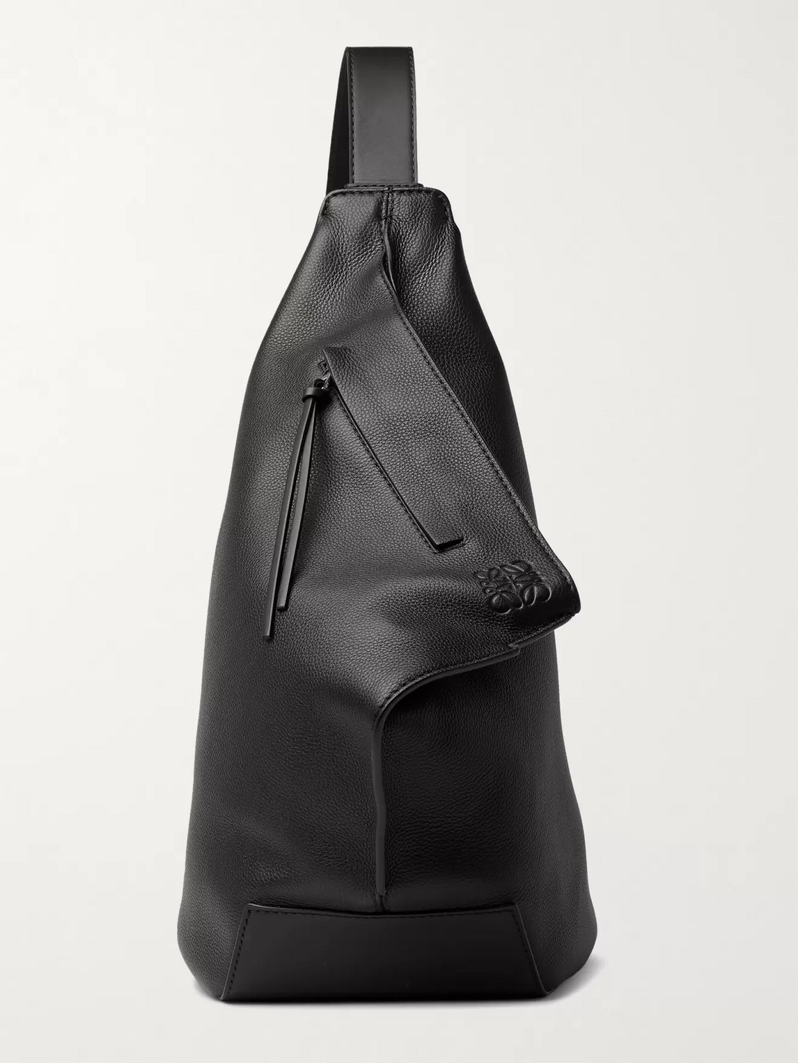 Loewe Anton Full-grain Leather Backpack In Black