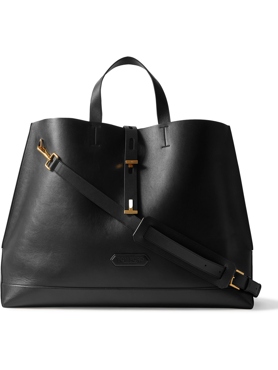 TOM FORD LEATHER TOTE BAG