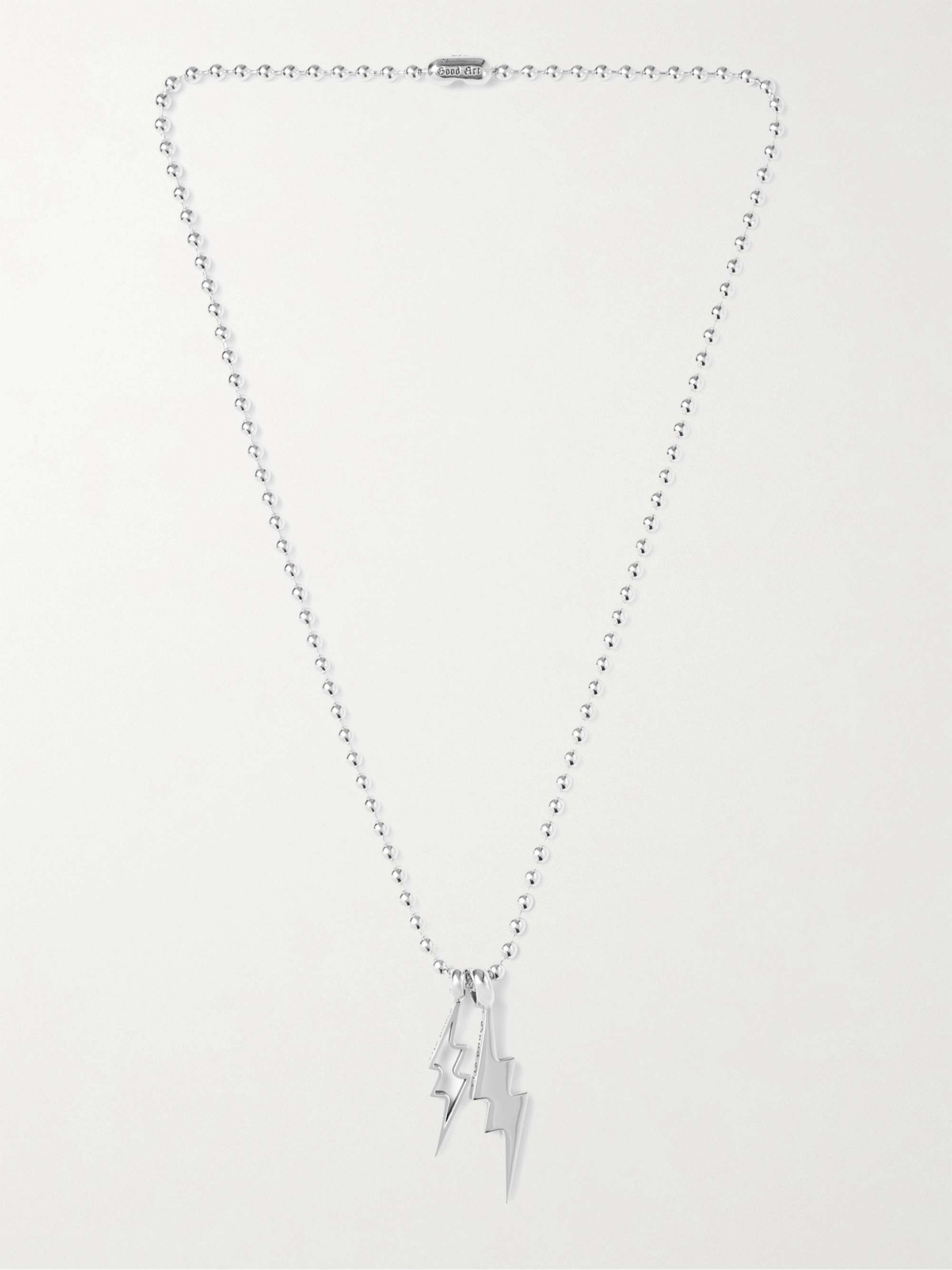 GOOD ART HLYWD Double Shazam! #10 Sterling Silver Pendant Necklace