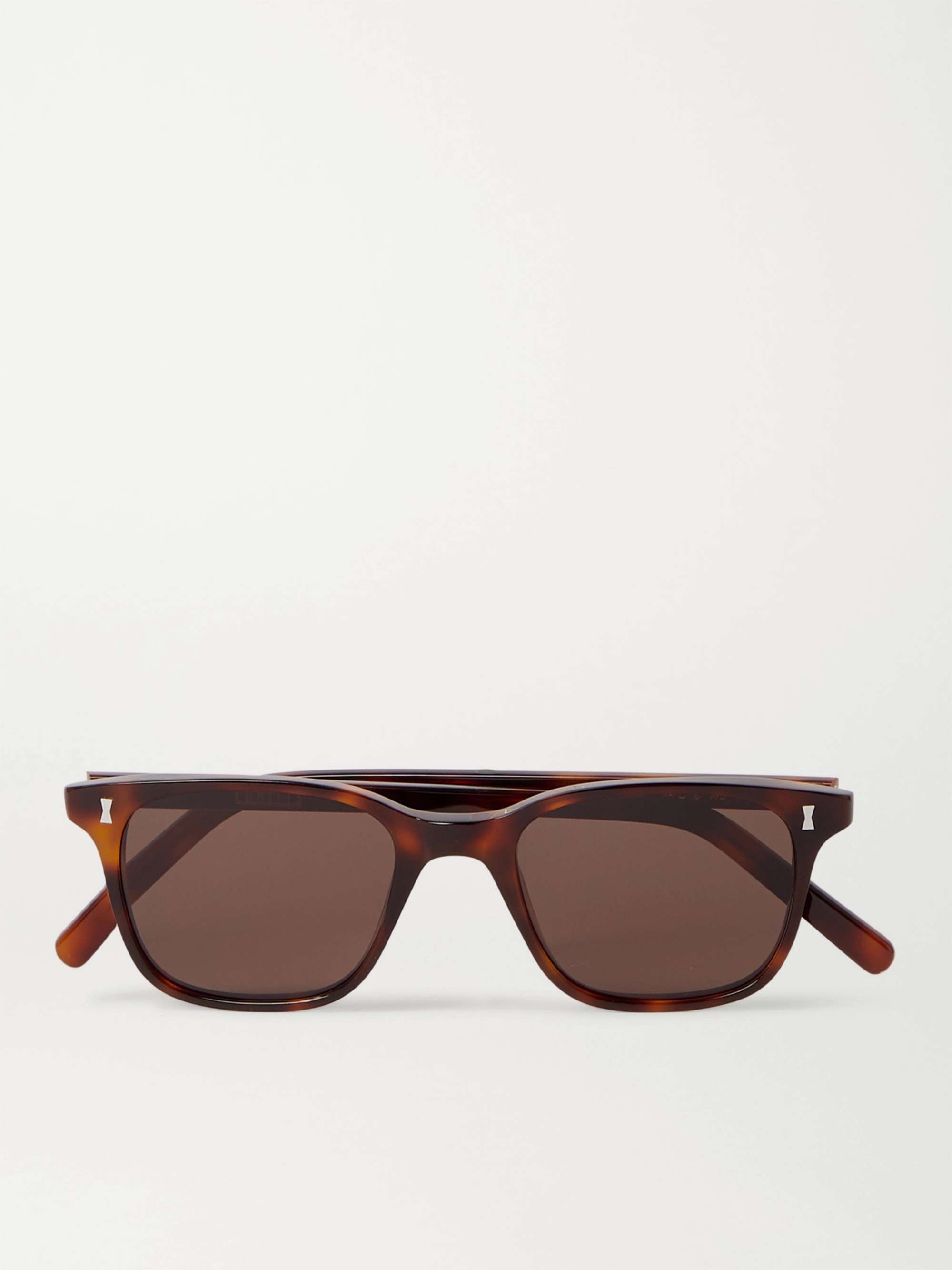 CUBITTS Weston Square-Frame Tortoiseshell Acetate Sunglasses