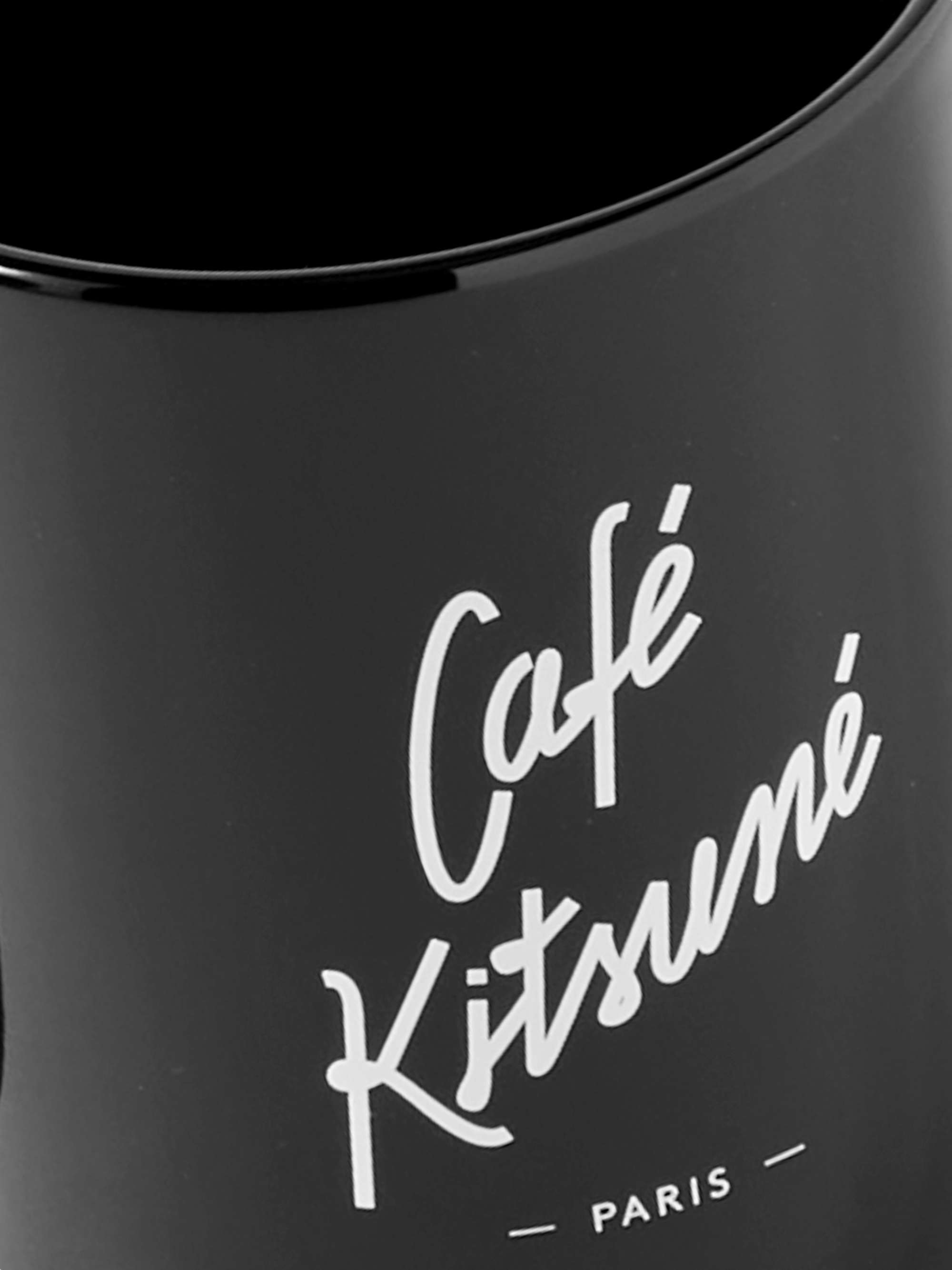 Black Logo-Print Travel Coffee Cup, 300ml | CAFÉ KITSUNÉ | MR PORTER