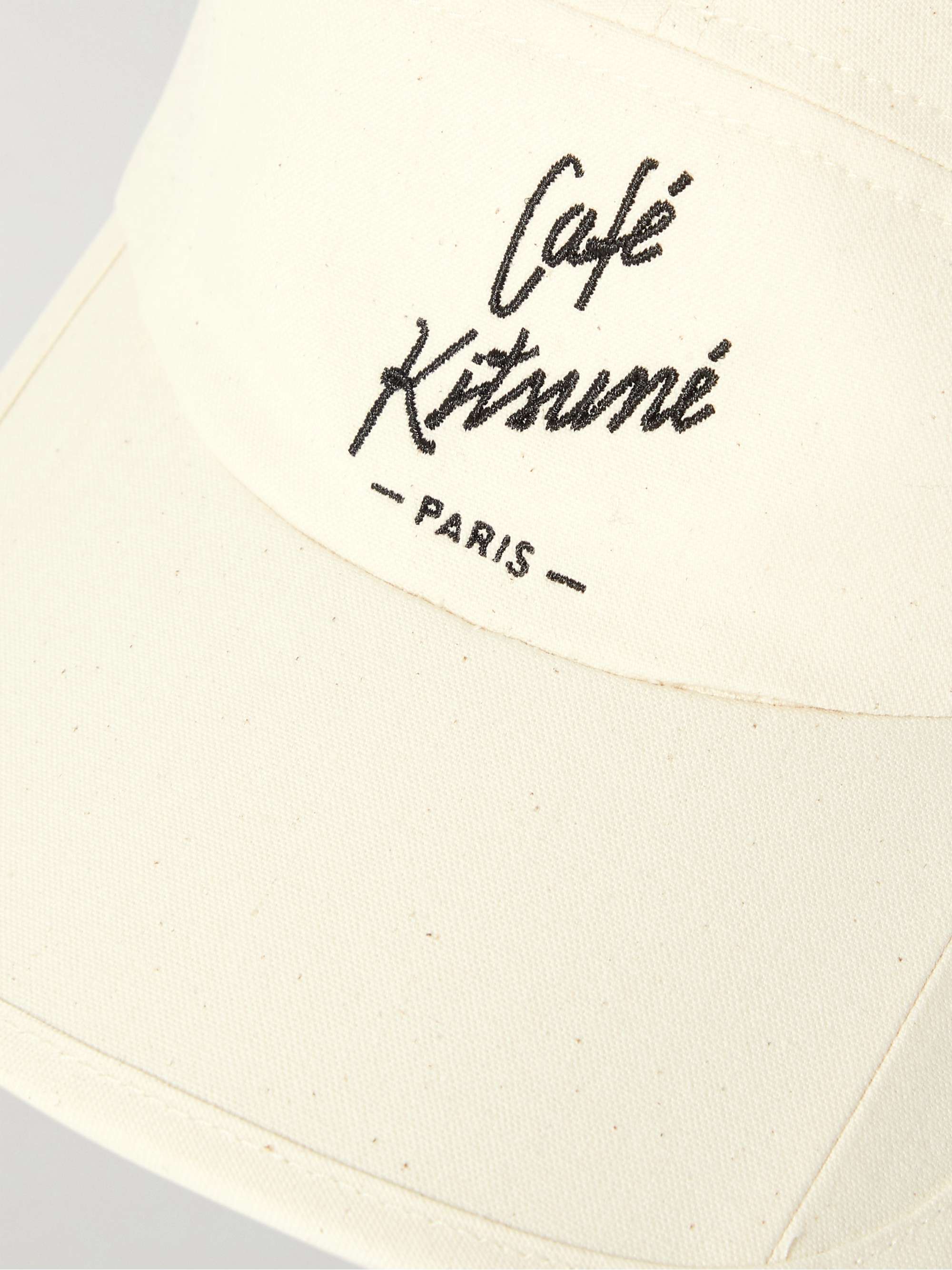 CAFÉ KITSUNÉ Logo-Embroidered Cotton-Blend Twill Baseball Cap