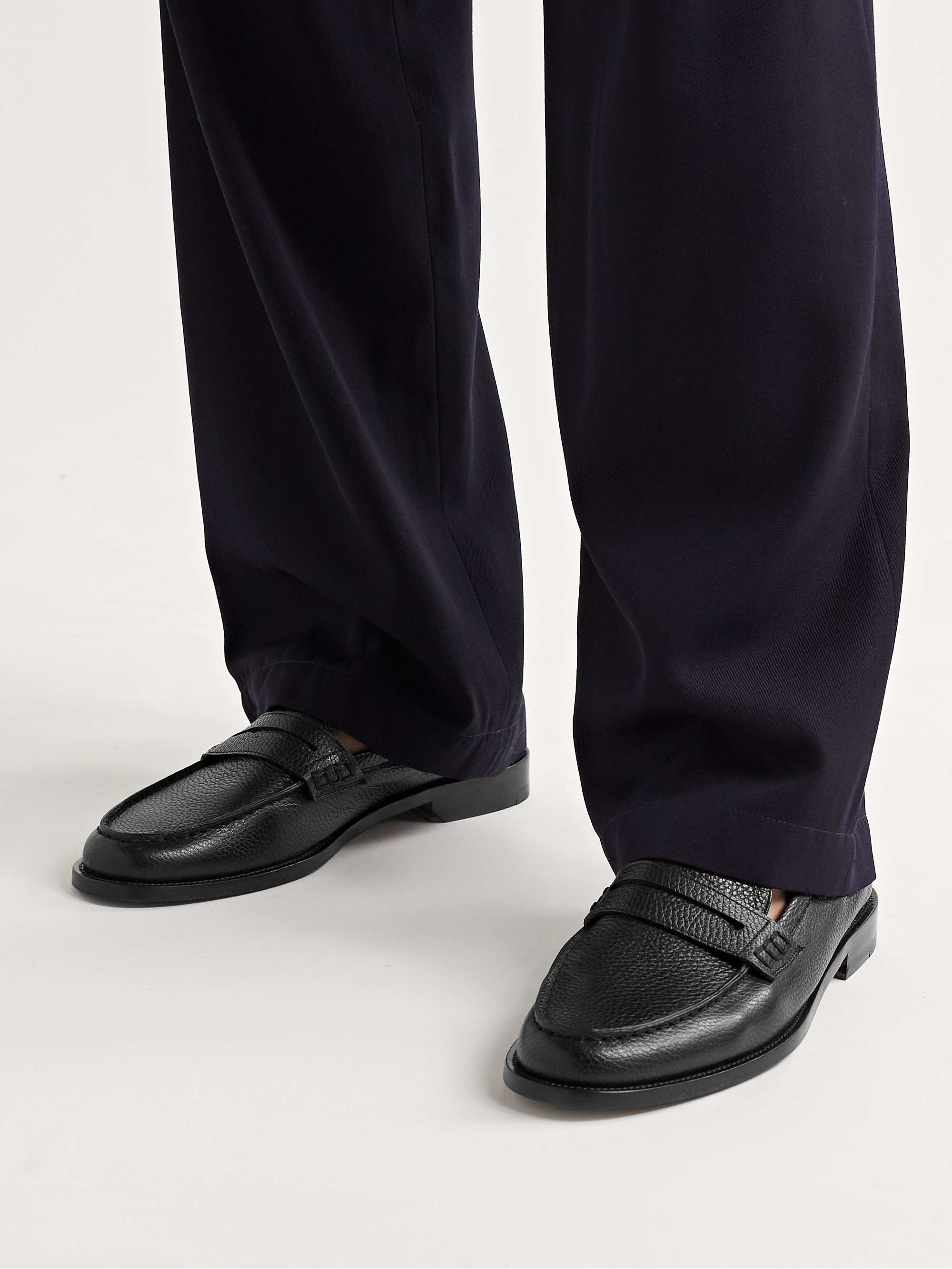 Perry Full-Grain Leather Penny Loafers