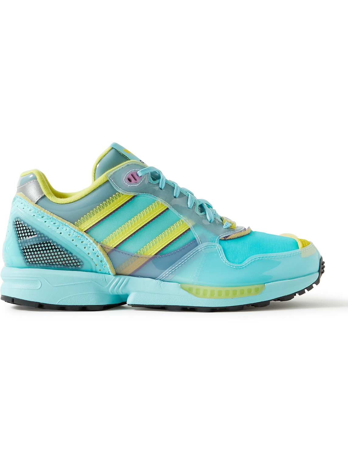 ADIDAS CONSORTIUM XZ0006 INSIDE OUT RUBBER-TRIMMED MESH SNEAKERS
