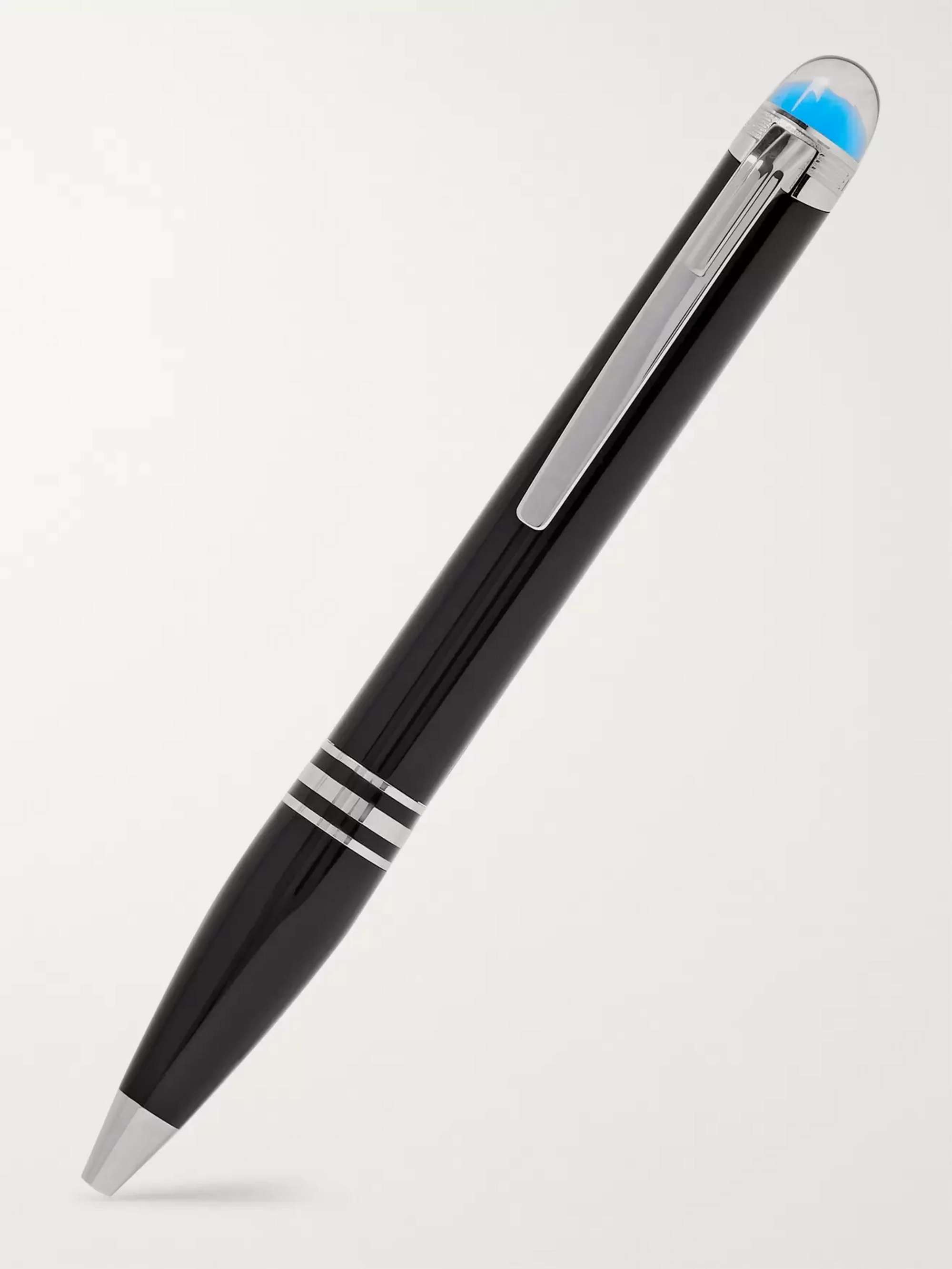 MONTBLANC StarWalker Resin and Platinum Ballpoint Pen