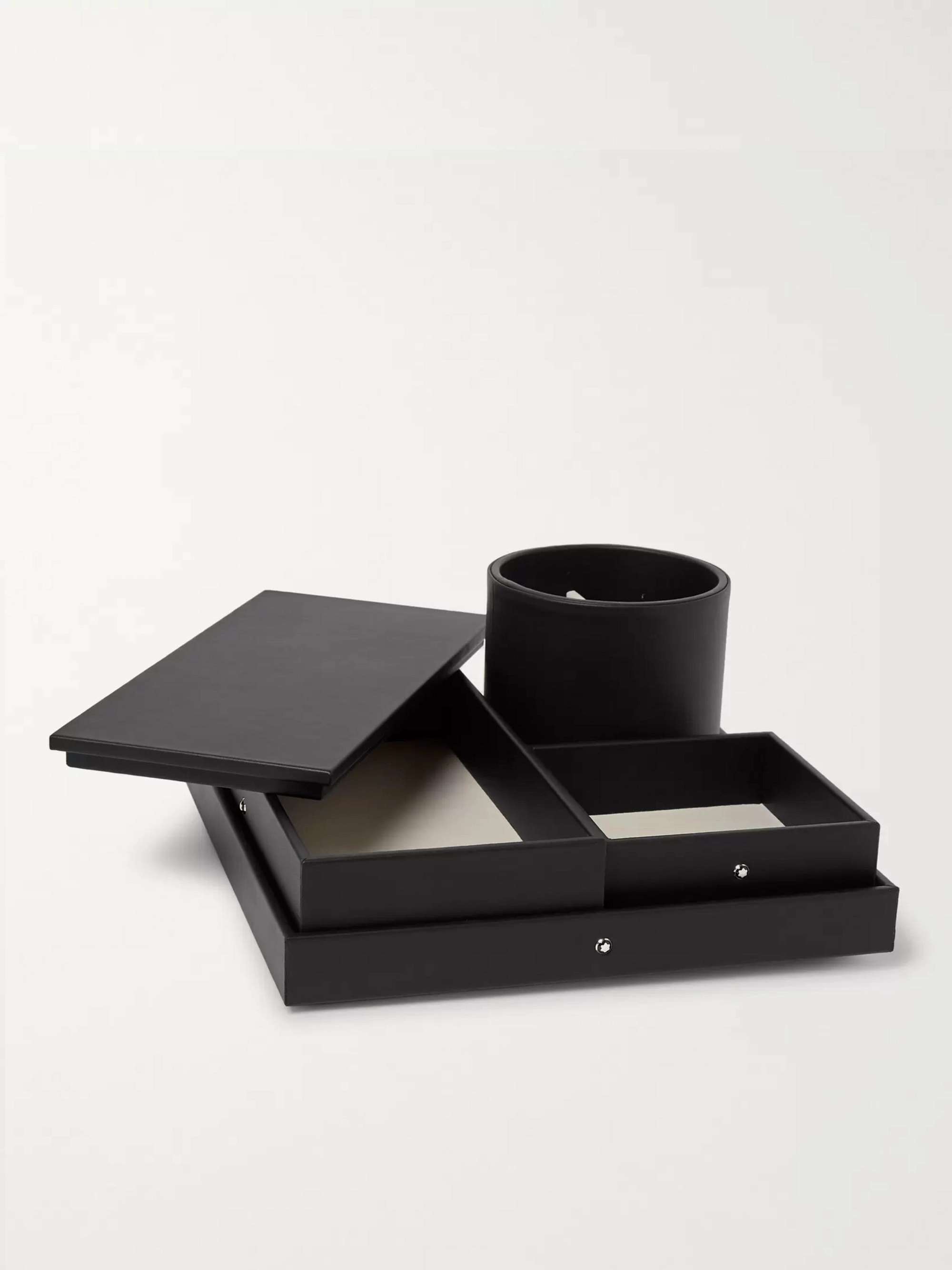 MONTBLANC Leather Desk Tray