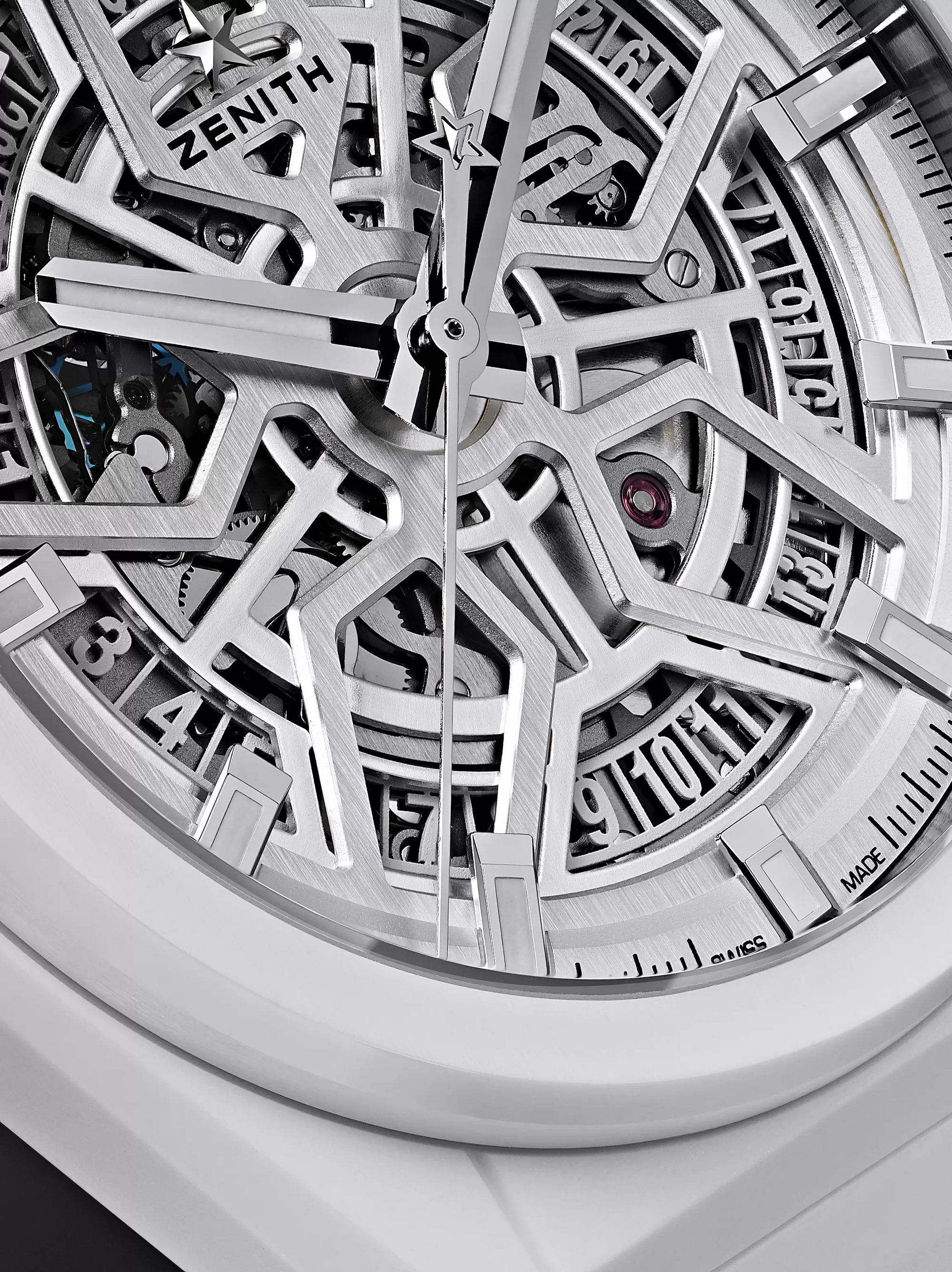 ZENITH Defy Classic Automatic 41mm Ceramic and Rubber Watch