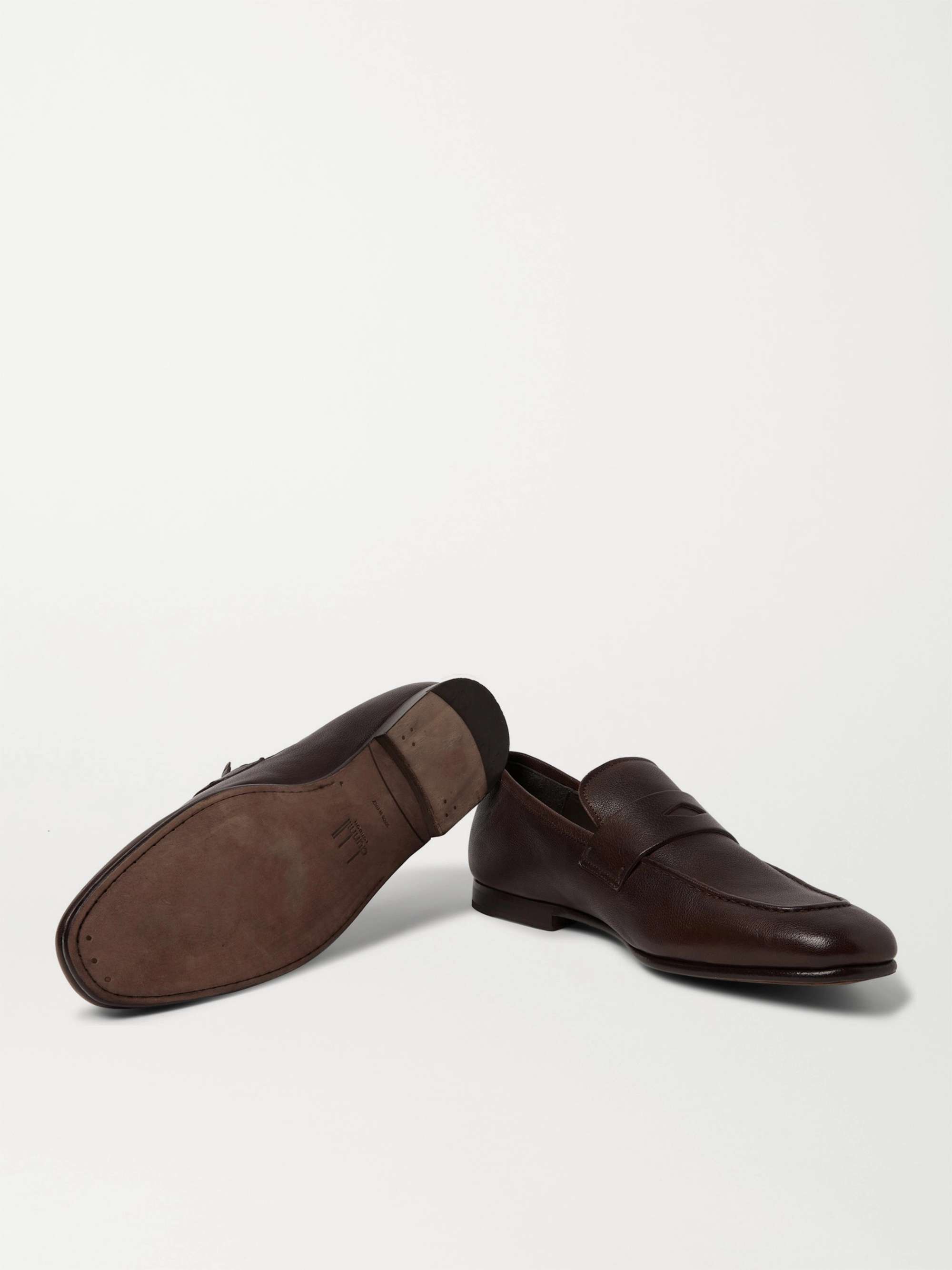 DUNHILL Chiltern Leather Loafers