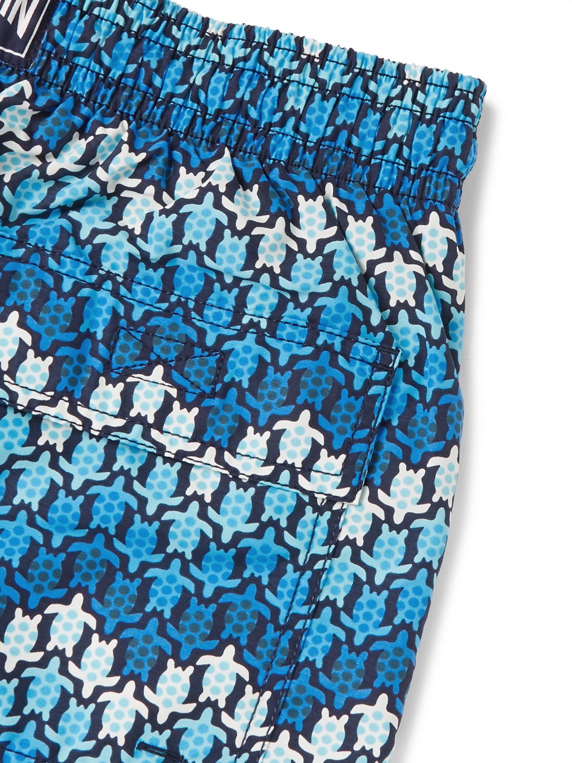Shop Vilebrequin Moorea Mid-length Printed Swim Shorts In Blue