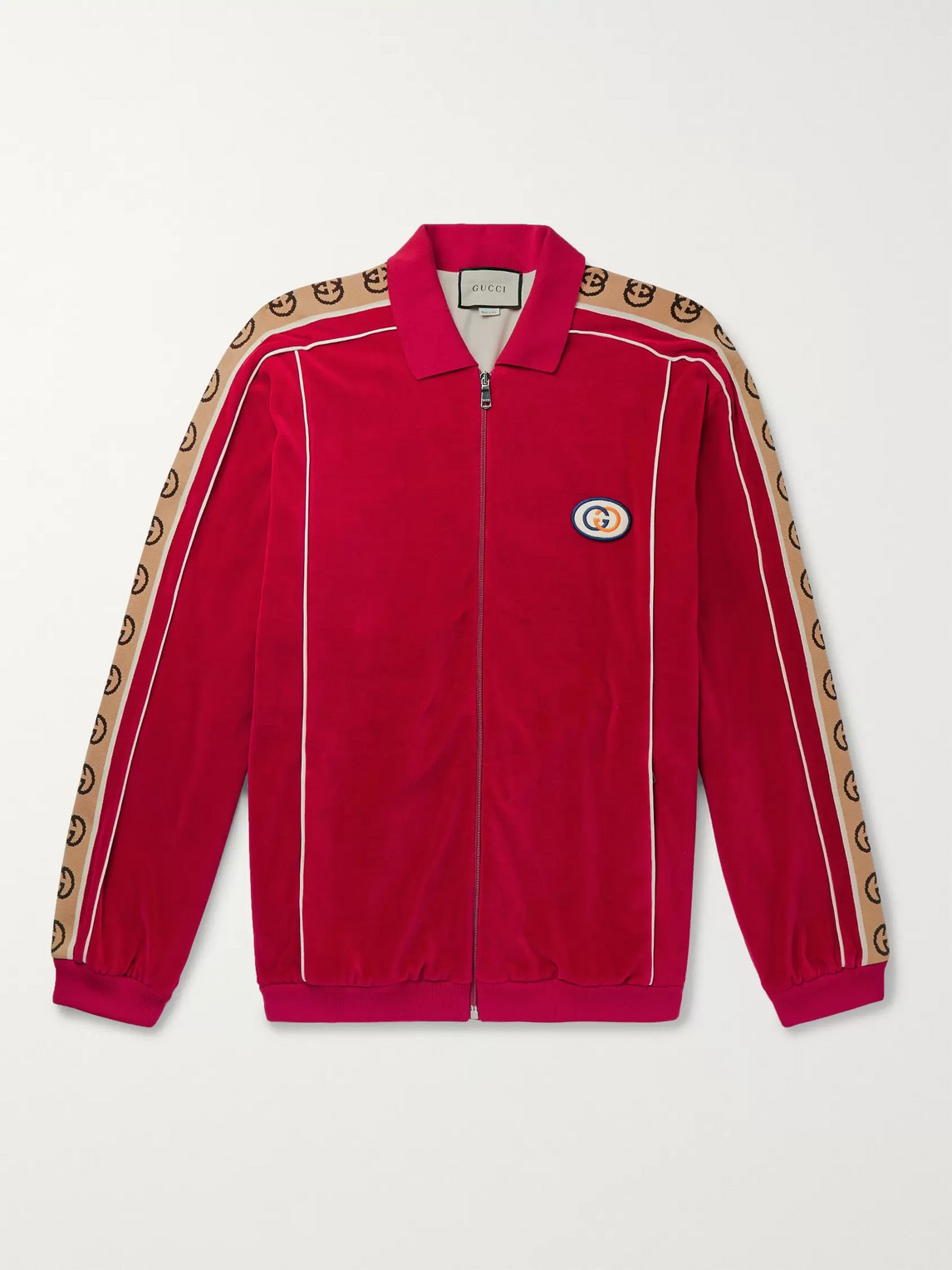 gucci logo track jacket
