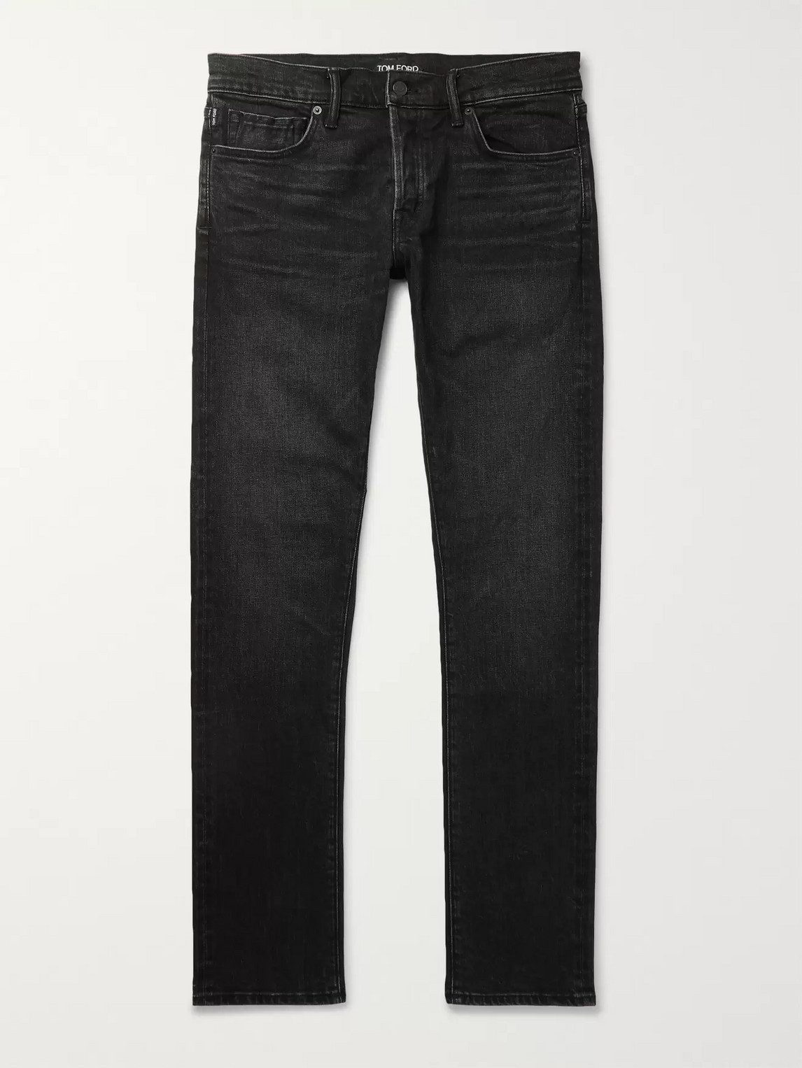 Tom Ford Slim-fit Denim Jeans In Gray