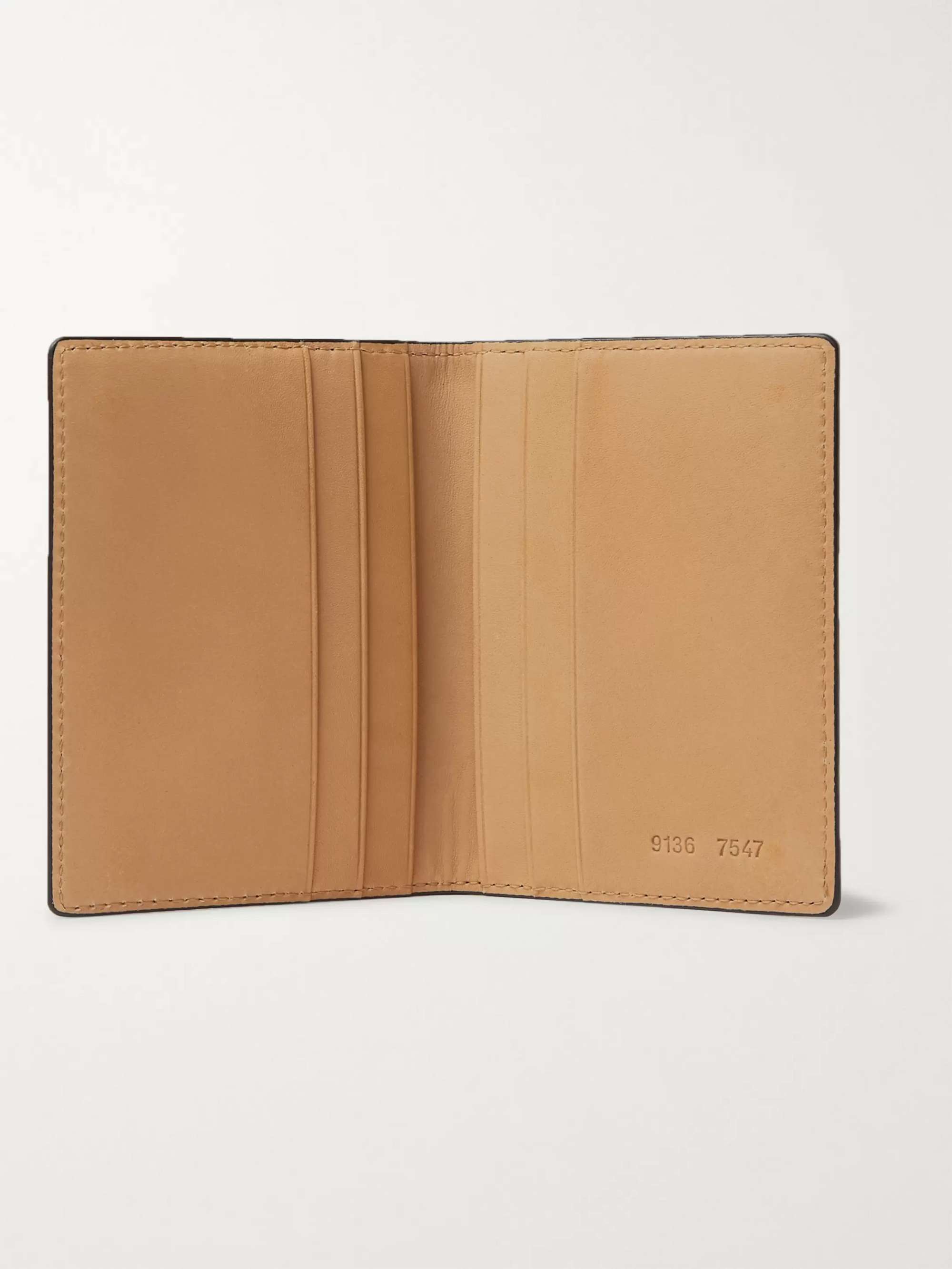 COMMON PROJECTS Logo-Print Leather Bifold Wallet