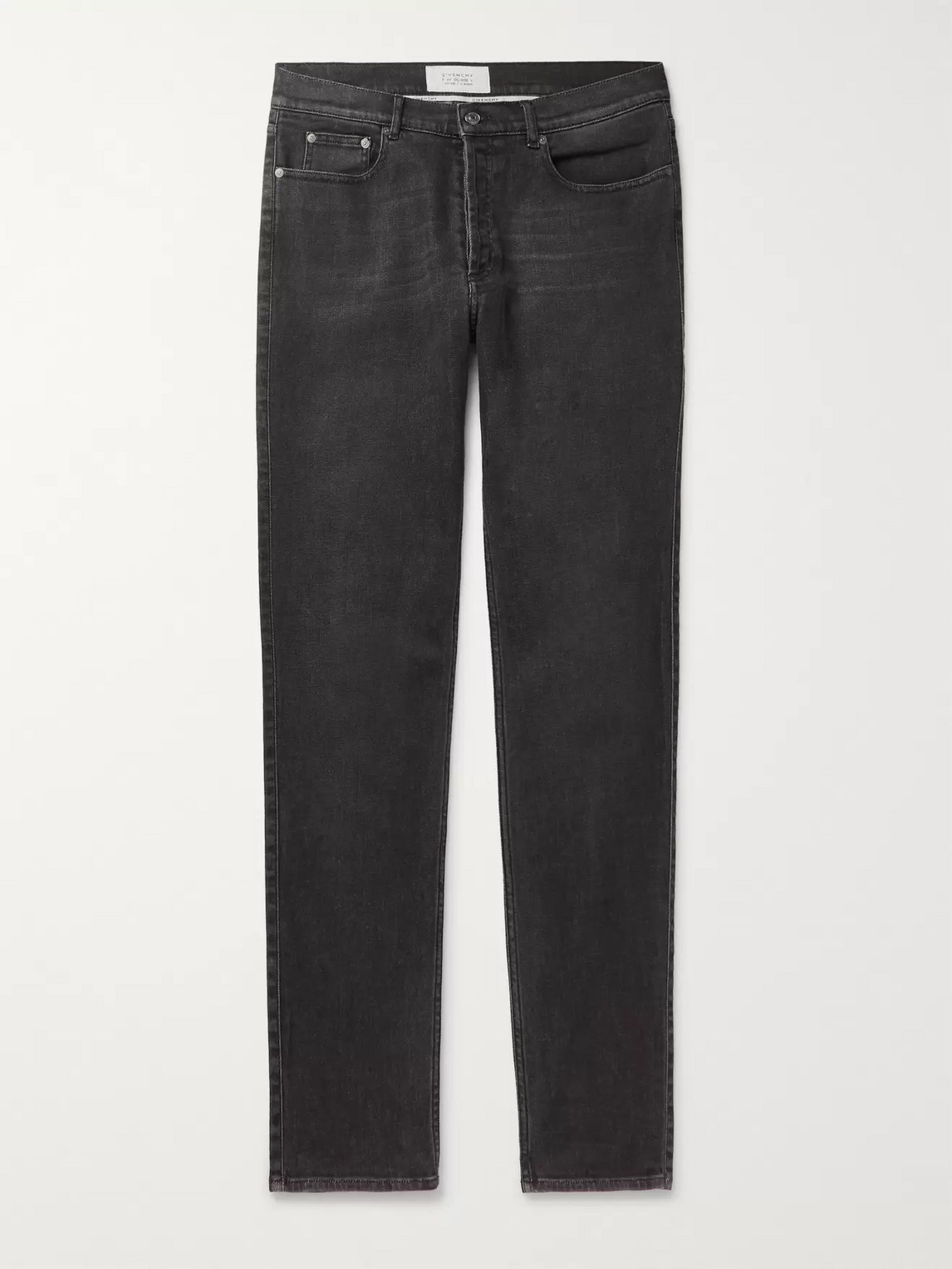 Givenchy Slim-fit Stretch-denim Jeans In Gray
