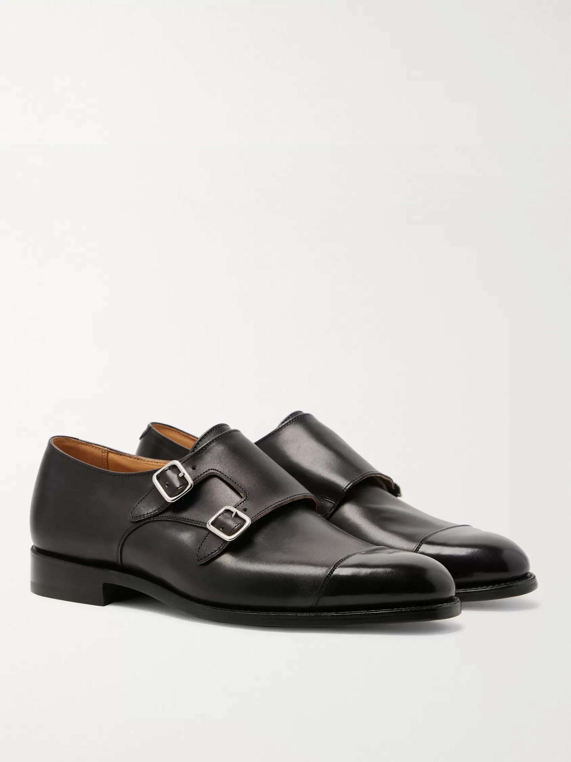 TRICKER'S Leavenworth Leather Monk-Strap Shoes