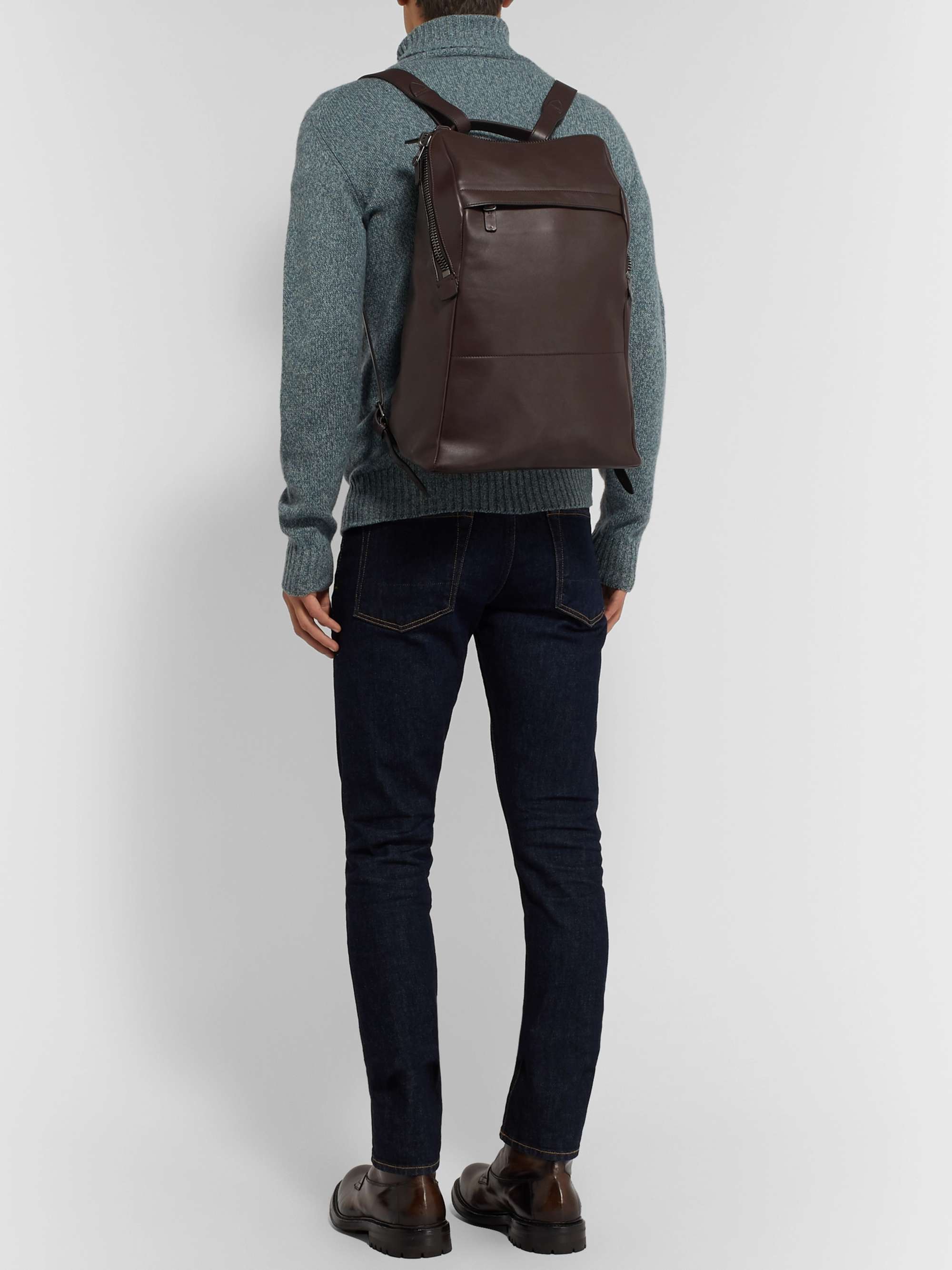ÁLVARO Agape Leather Backpack