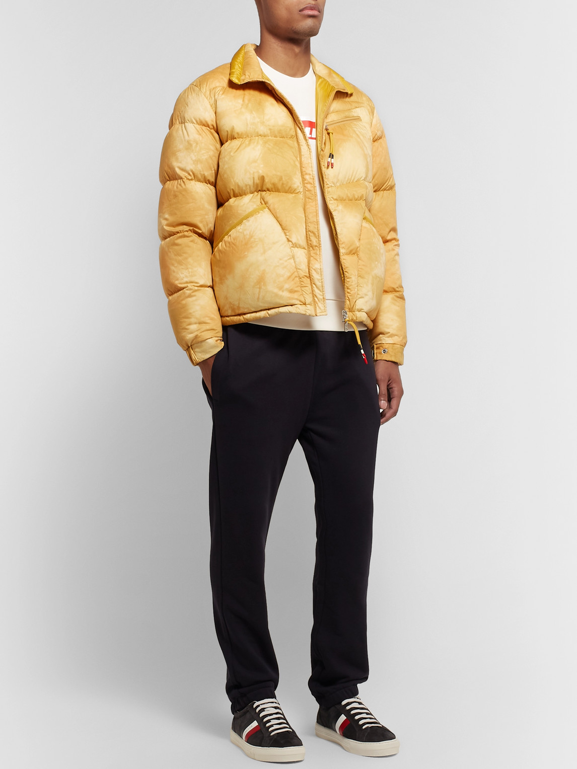 MONCLER GENIUS 2 1952 TIE-DYED QUILTED COTTON DOWN JACKET