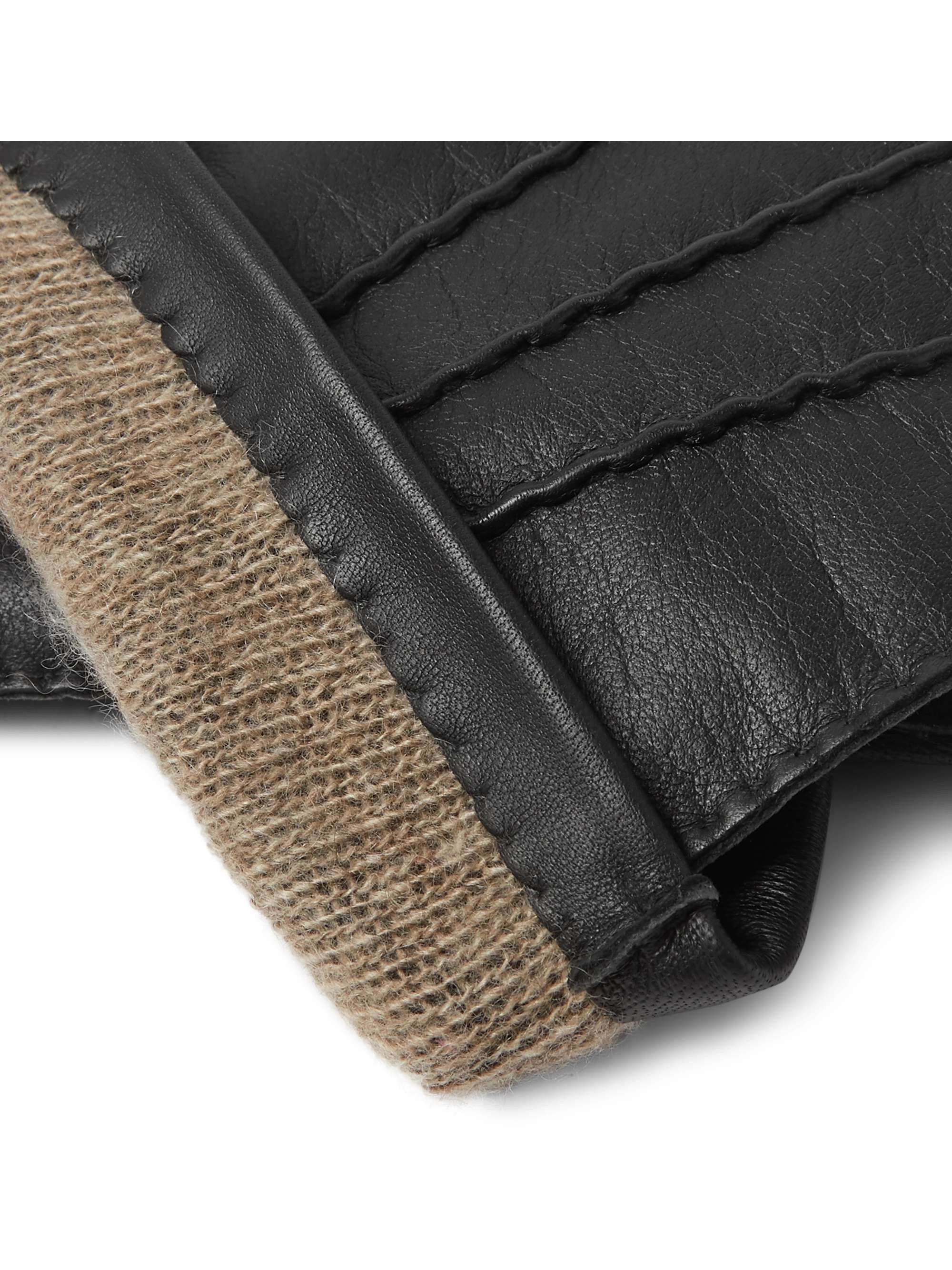 DENTS Shaftesbury Touchscreen Cashmere-Lined Leather Gloves