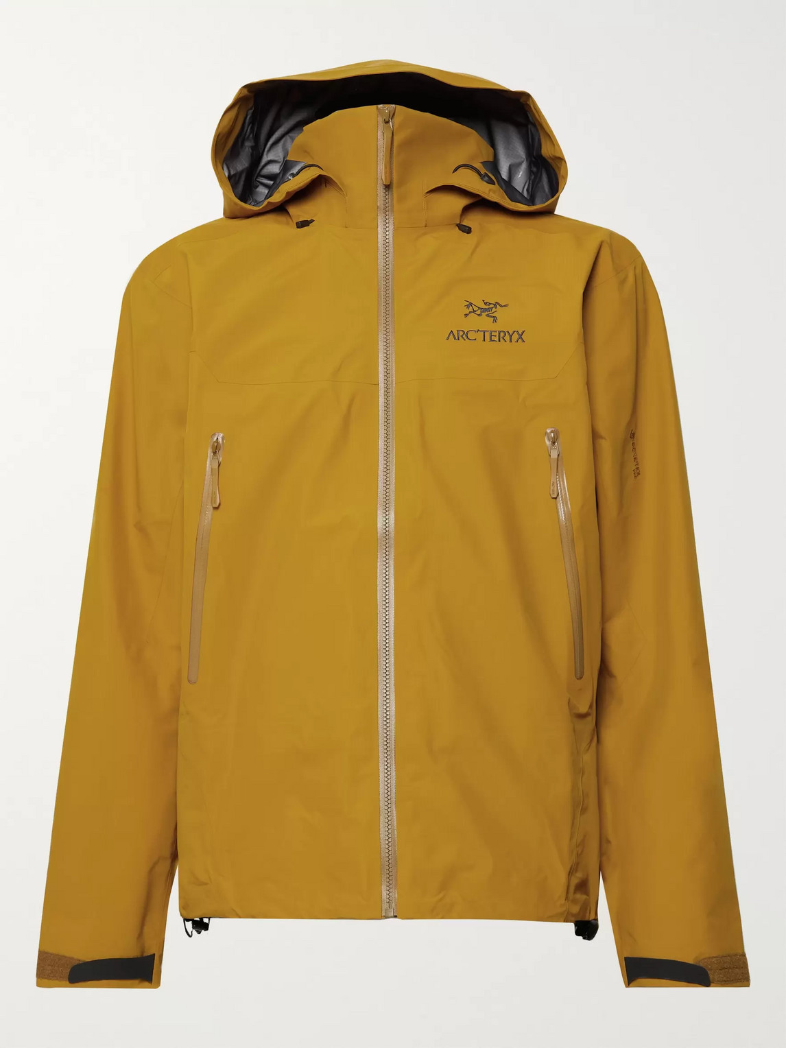 Arc'teryx Beta Ar Gore-tex Pro Hooded Jacket In Yellow