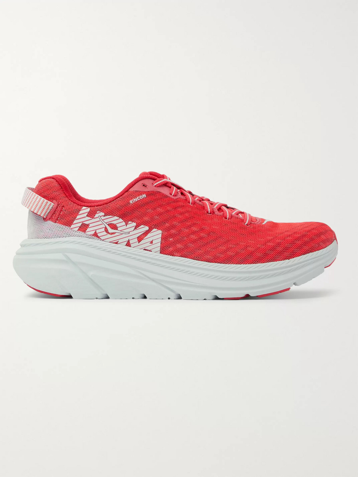 Hoka One One Rincon Mesh Running Sneakers In Red