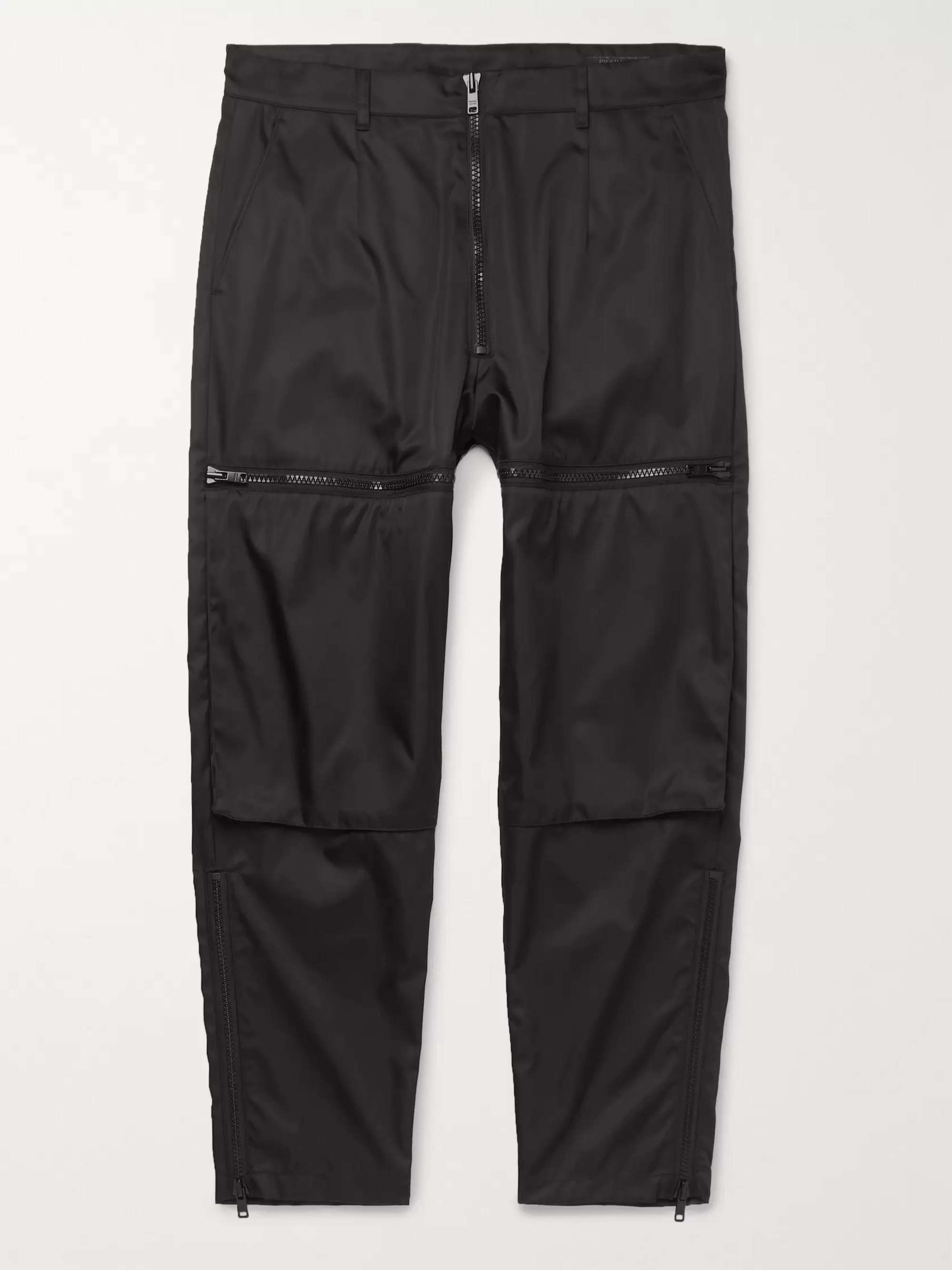 PRADA Nylon-Gabardine Cargo Trousers