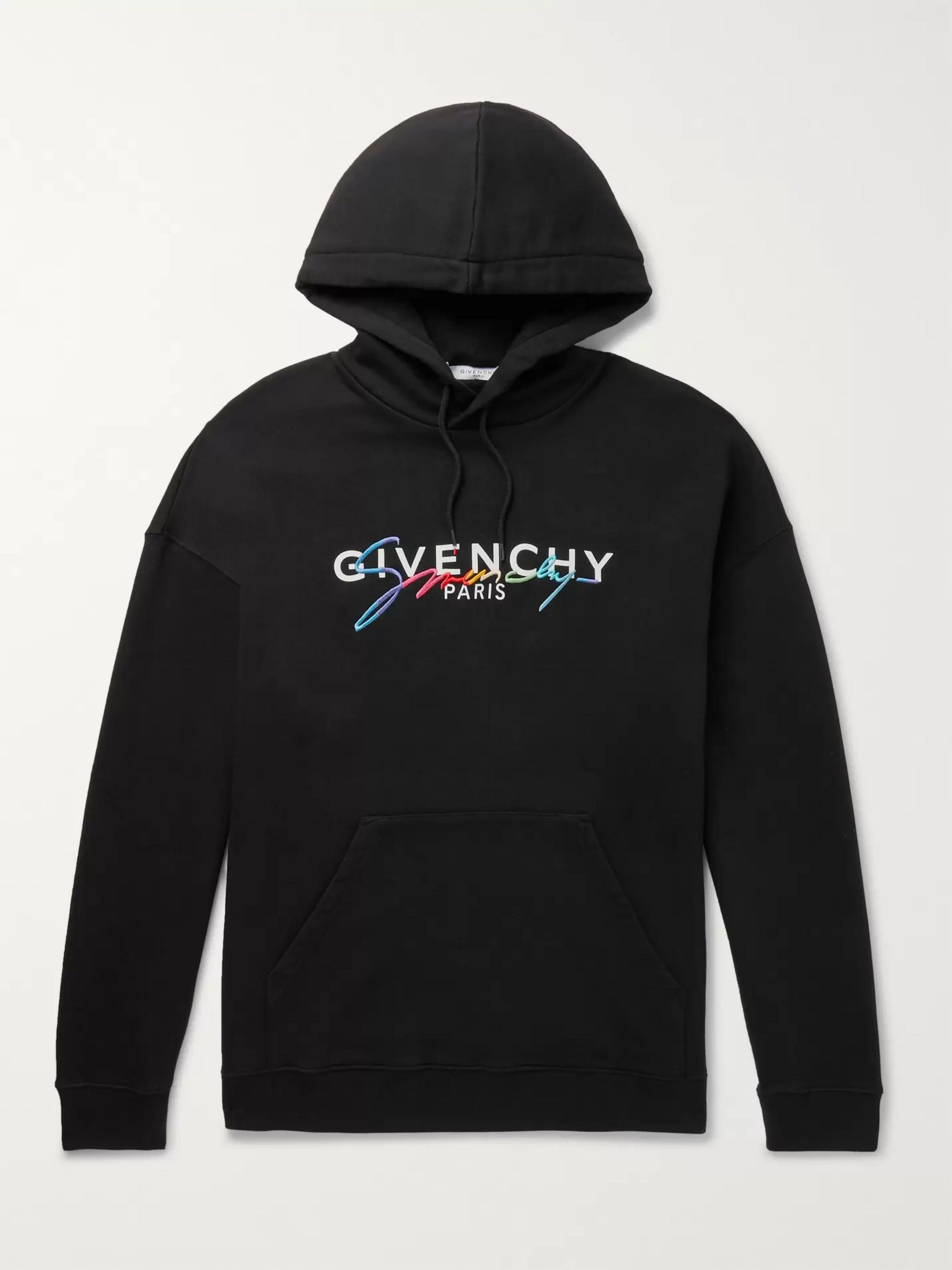 givenchy embroidered logo sweatshirt