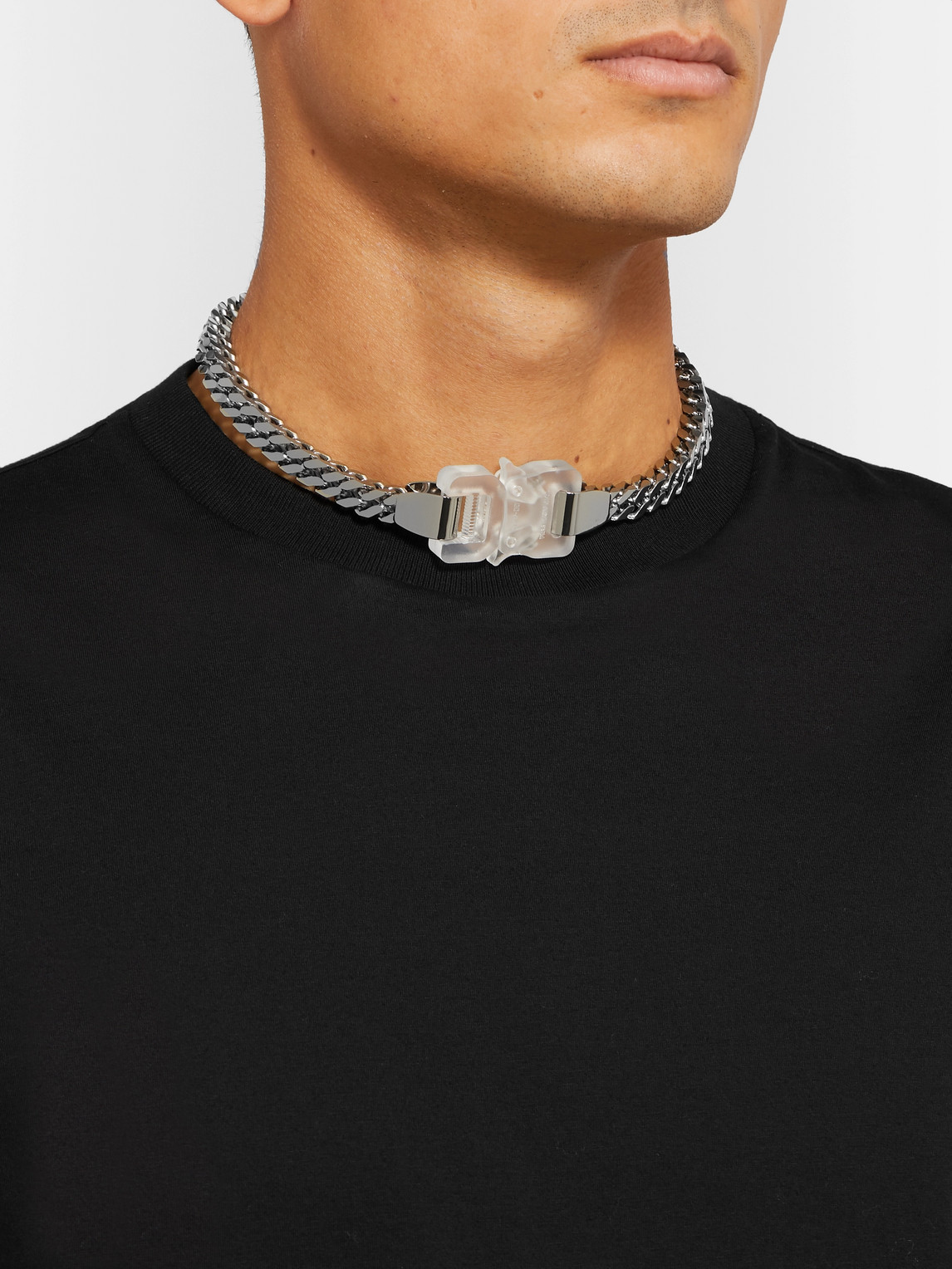 Alyx Silver-tone Necklace In Gray
