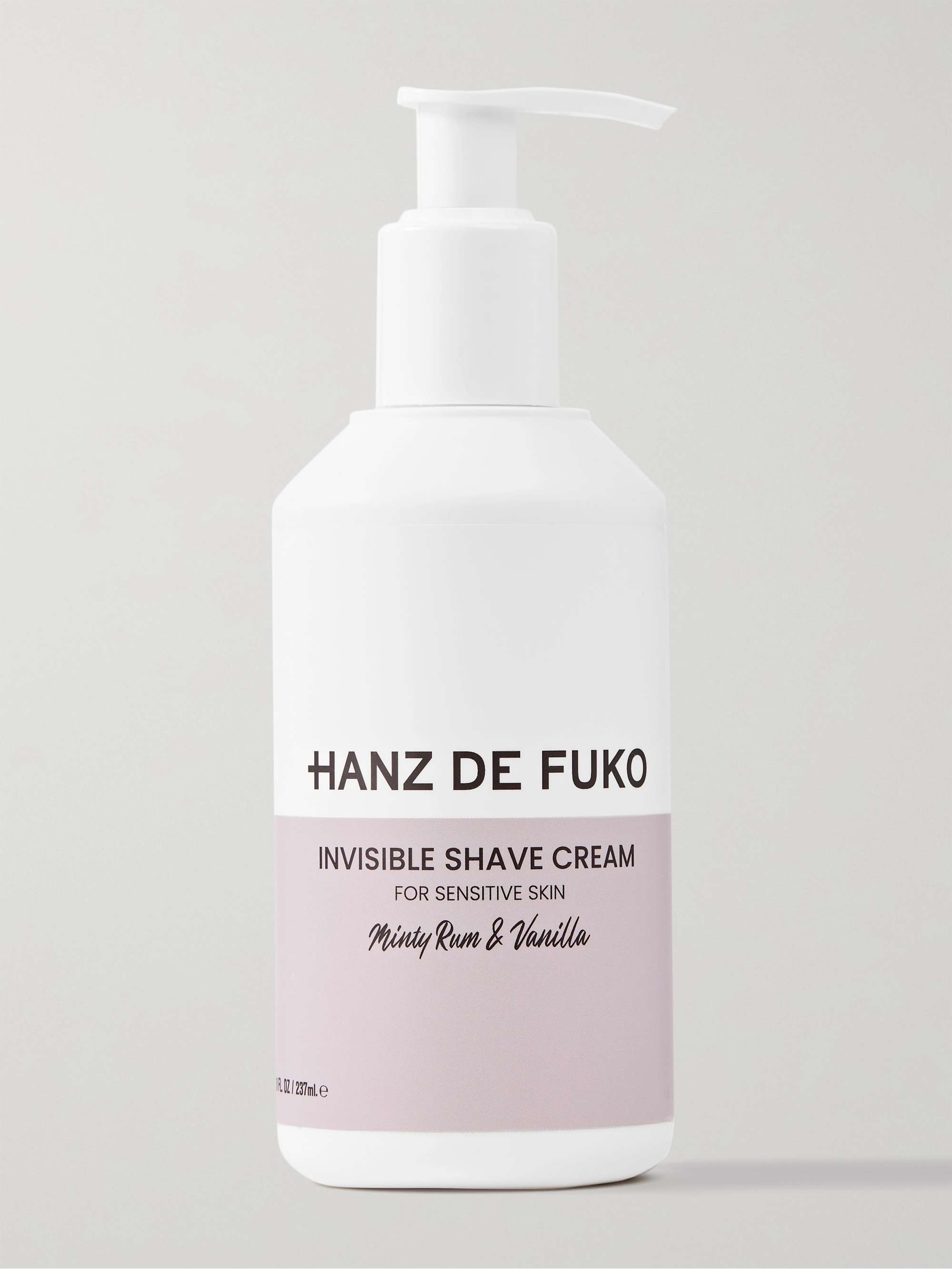 Hanz De Fuko Invisible Shave Cream, 237ml